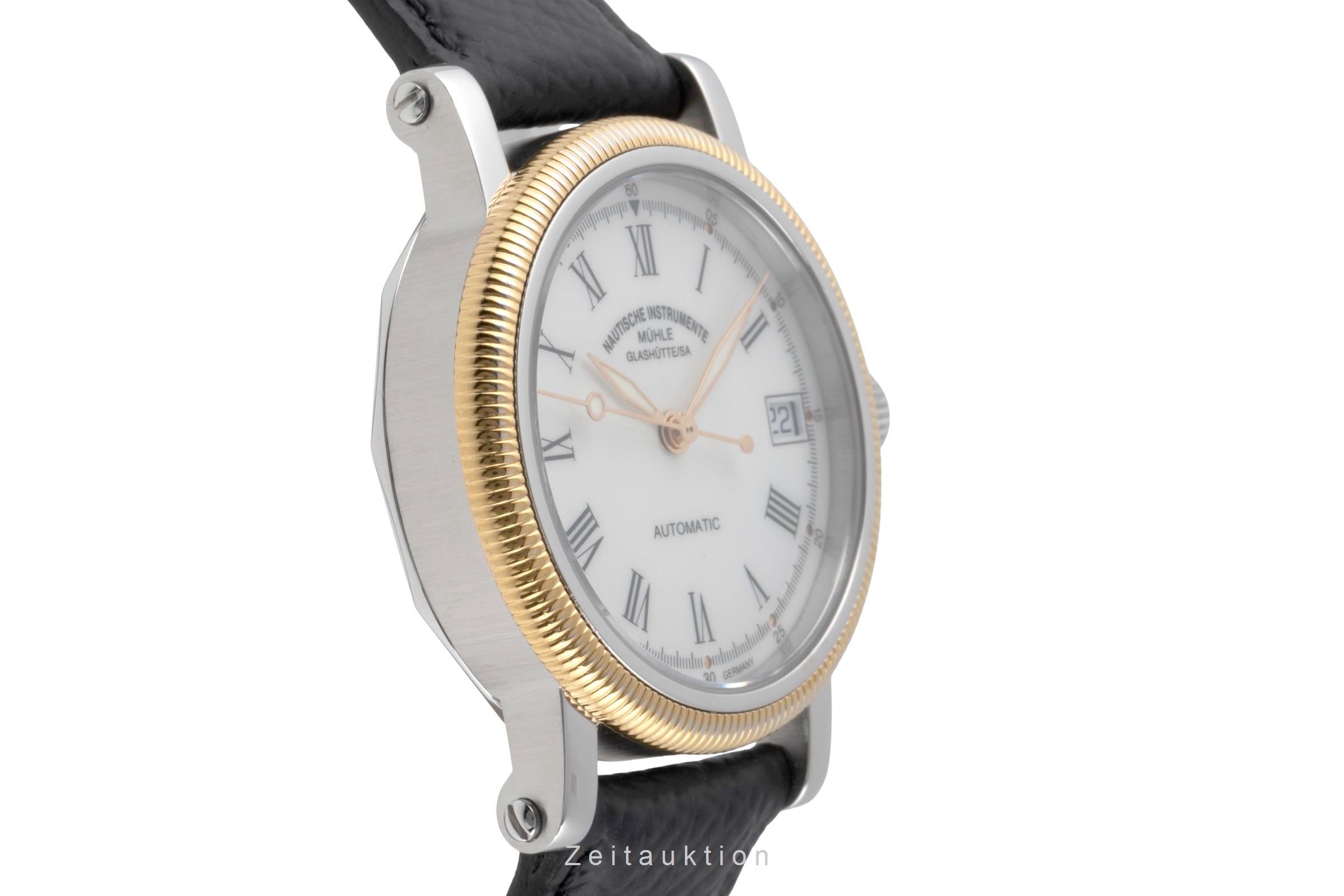 Mühle Glashütte Medium II Stahl / Gold Automatik Datum Herrenuhr Ref. M1-31-70 [2503878]