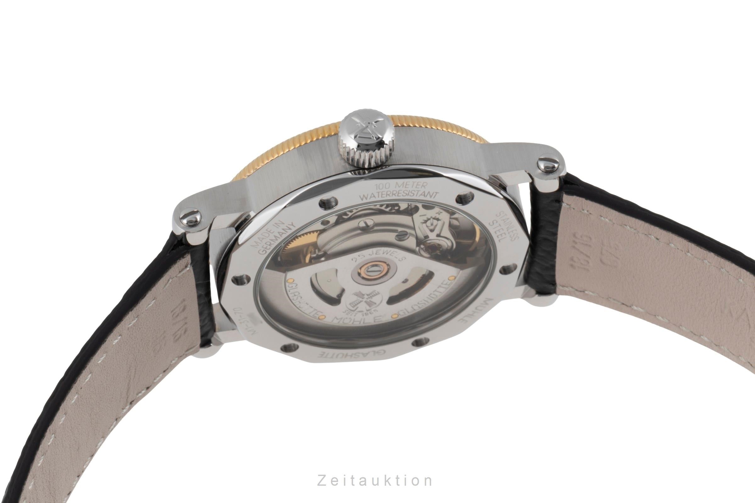 Mühle Glashütte Medium II Stahl / Gold Automatik Datum Herrenuhr Ref. M1-31-70 [2503878]