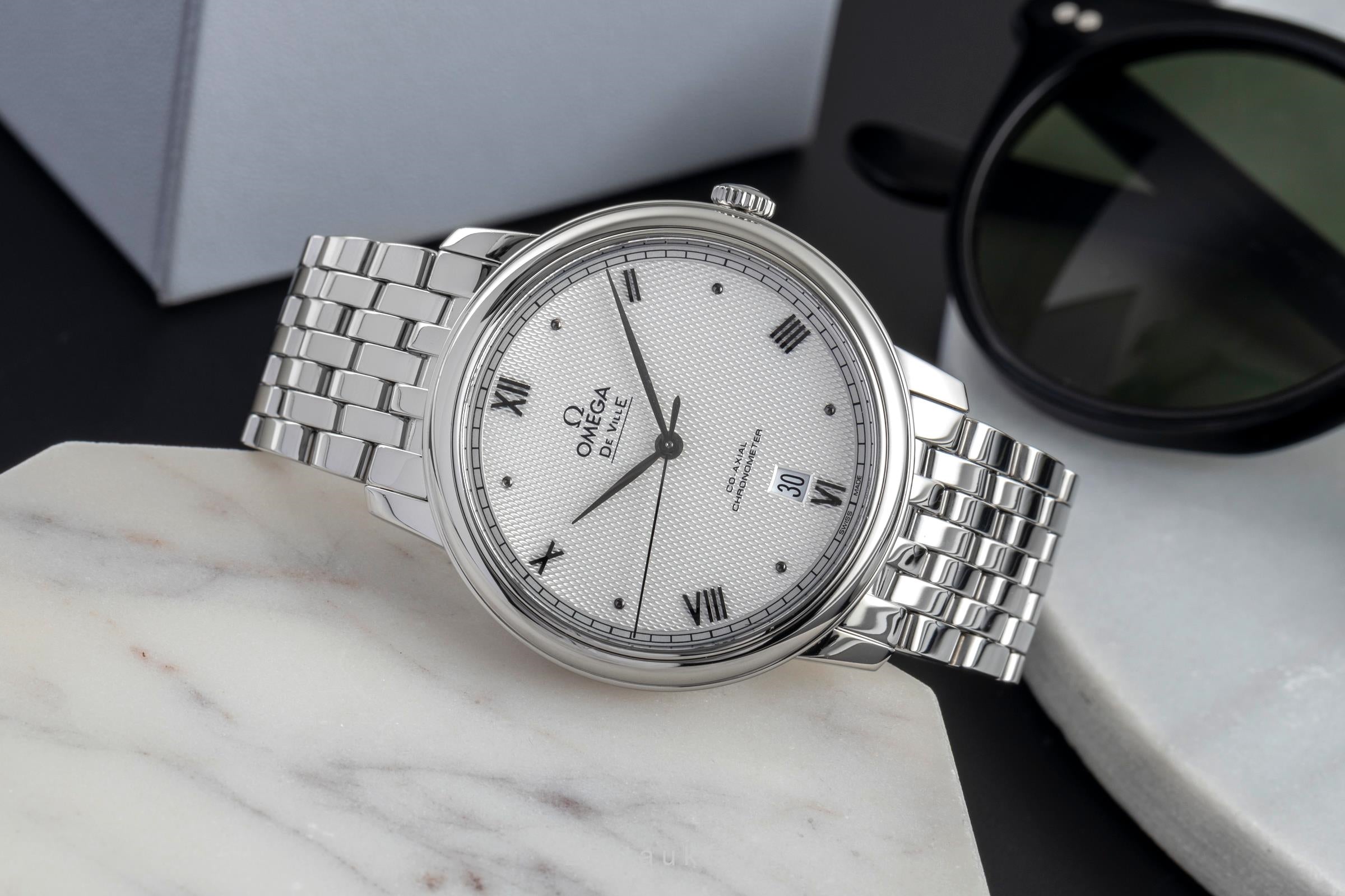 Omega De Ville Prestige Stahl Automatik Herrenuhr Ref. 424.10.40.20.02.006 [2503879]