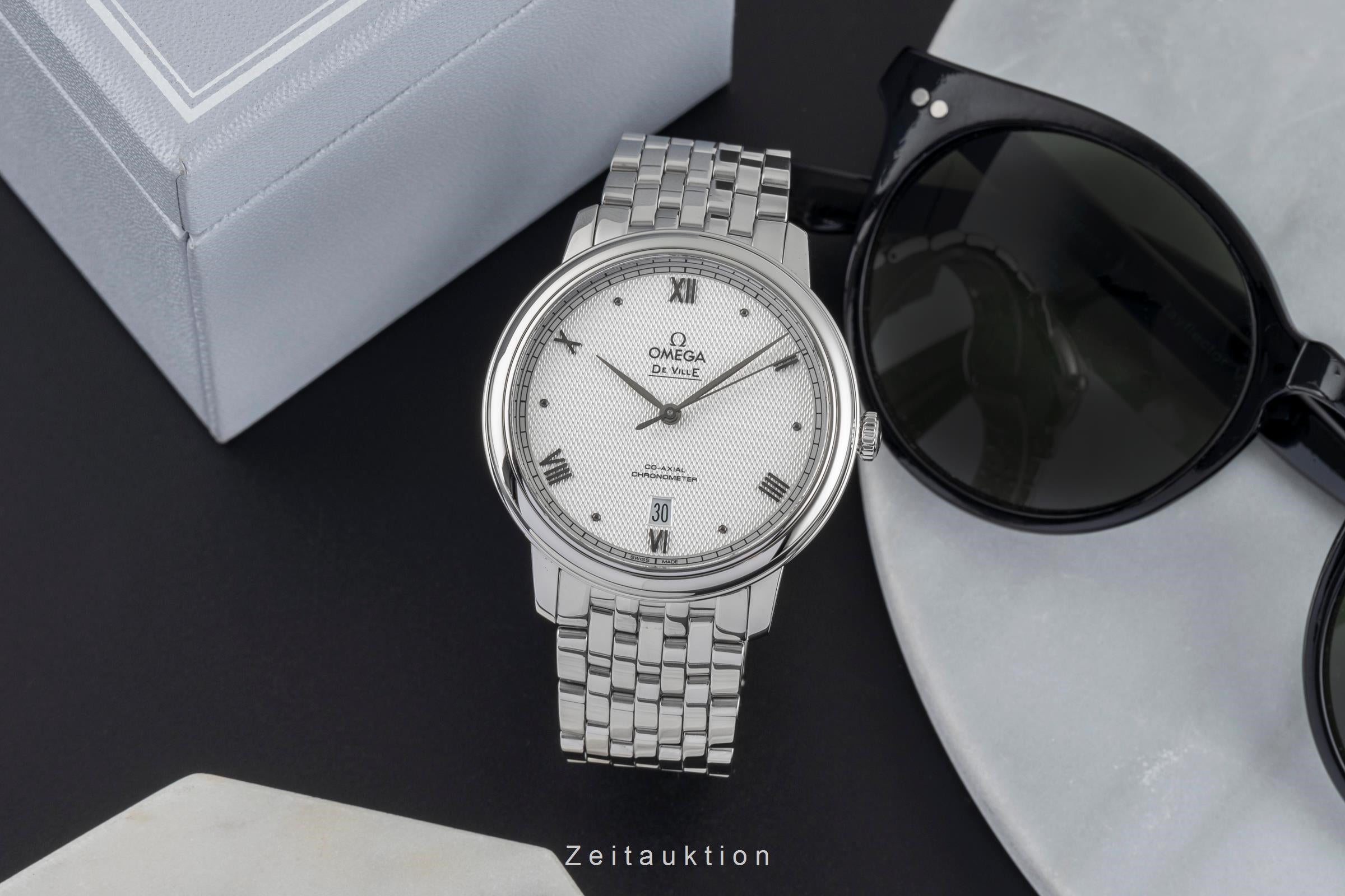 Omega De Ville Prestige Stahl Automatik Herrenuhr Ref. 424.10.40.20.02.006 [2503879]