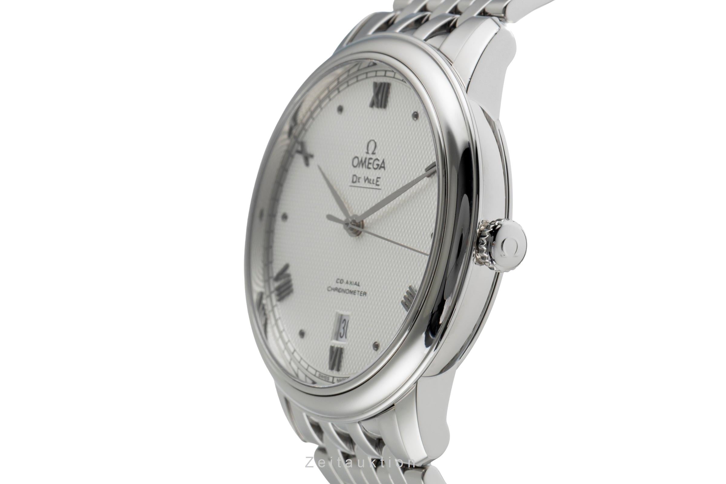 Omega De Ville Prestige Stahl Automatik Herrenuhr Ref. 424.10.40.20.02.006 [2503879]
