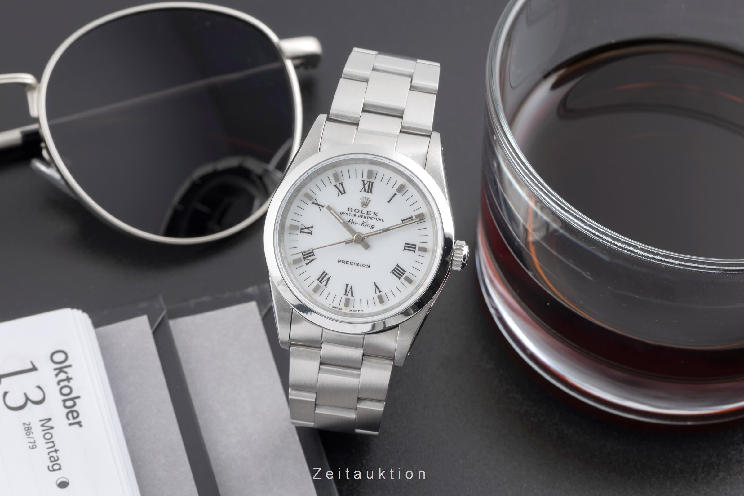 Rolex Air King steel automatic men's watch 14000  [2503880]