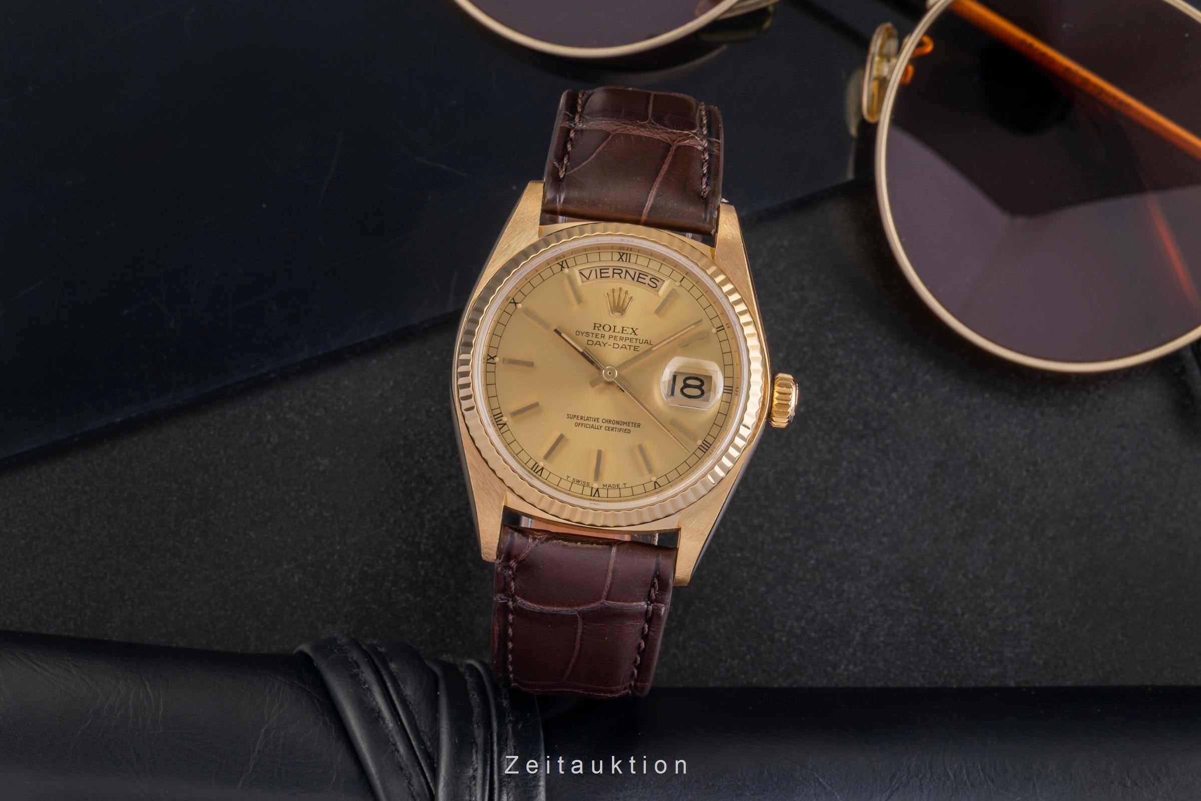 Rolex Day-Date or 18 ct automatique montre pour hommes 18038  [2503881]