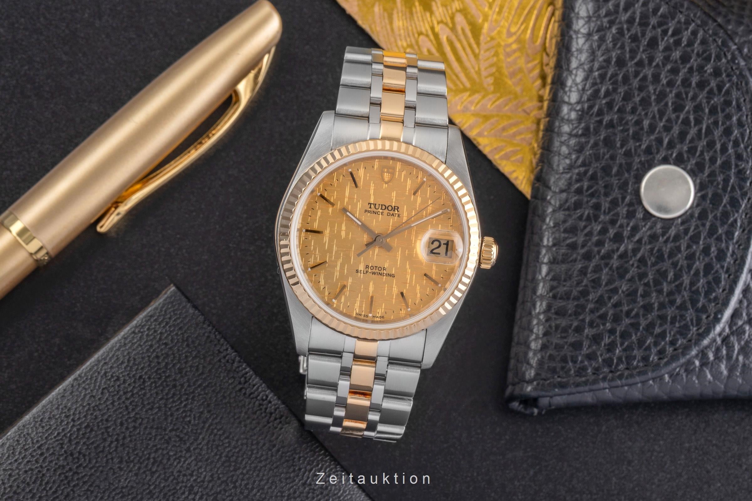 Tudor Prince Date acero / oro automático reloj para caballeros 74033  [2503885]