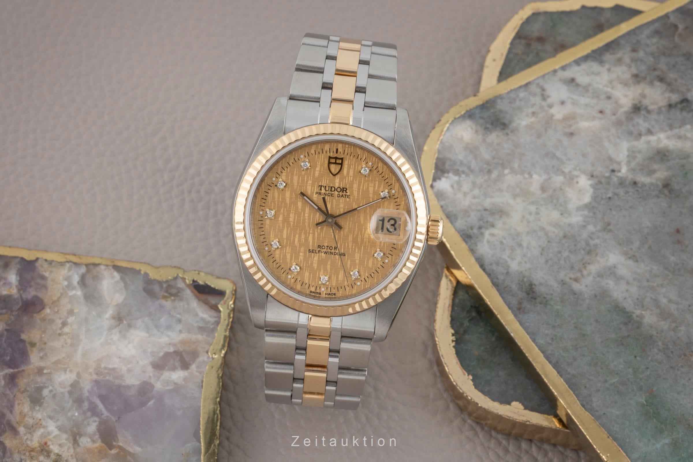 Tudor Prince Date acero / oro automático reloj para caballeros 74033  [2503886]