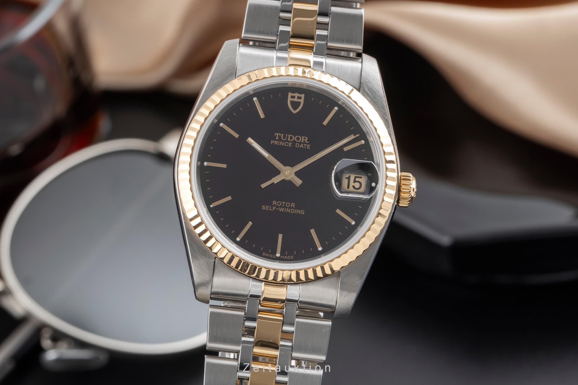 Tudor Prince Date steel / gold automatic men's watch 74033  [2503887]