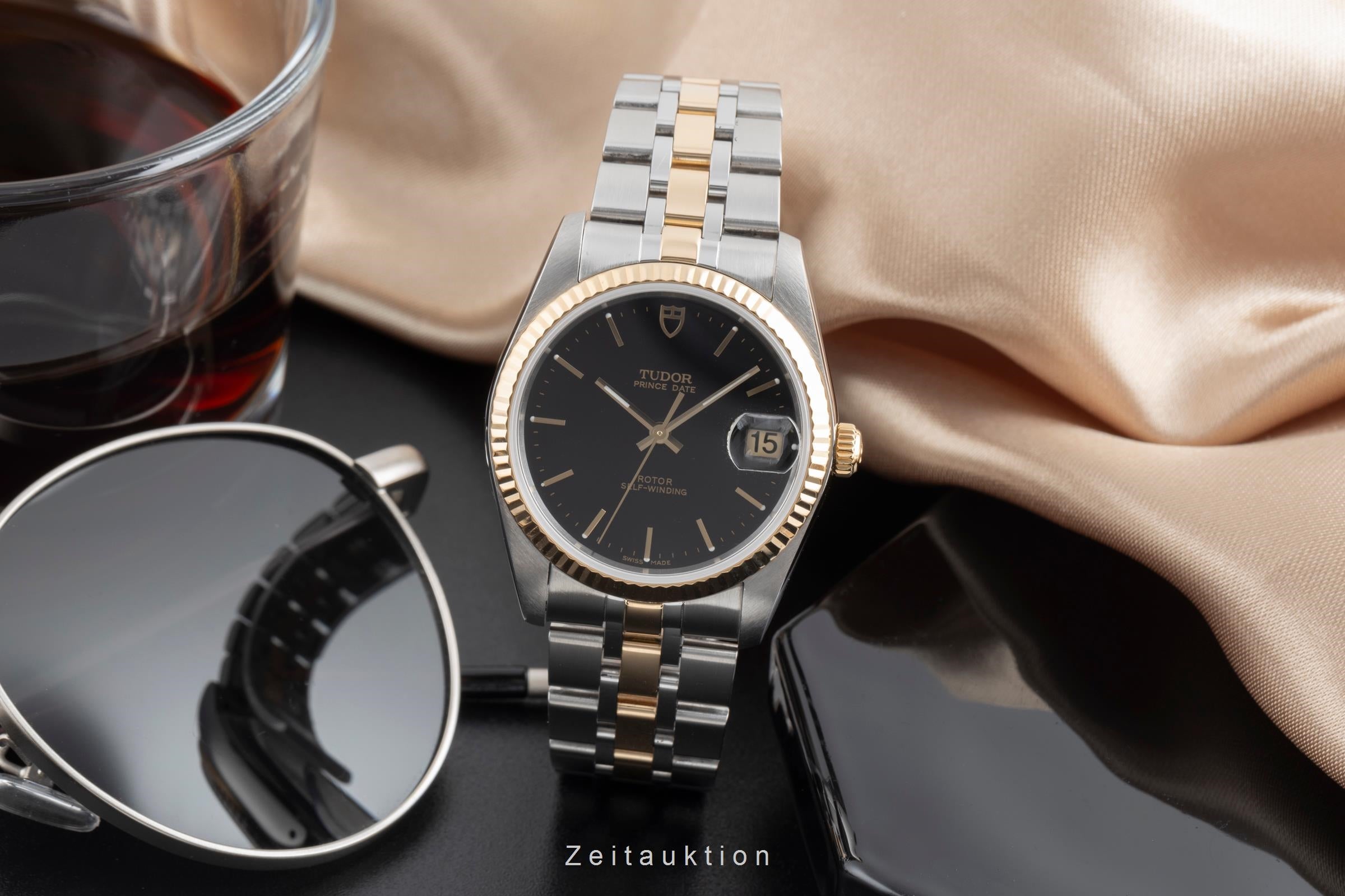 Tudor Prince Date steel / gold automatic men's watch 74033  [2503887]