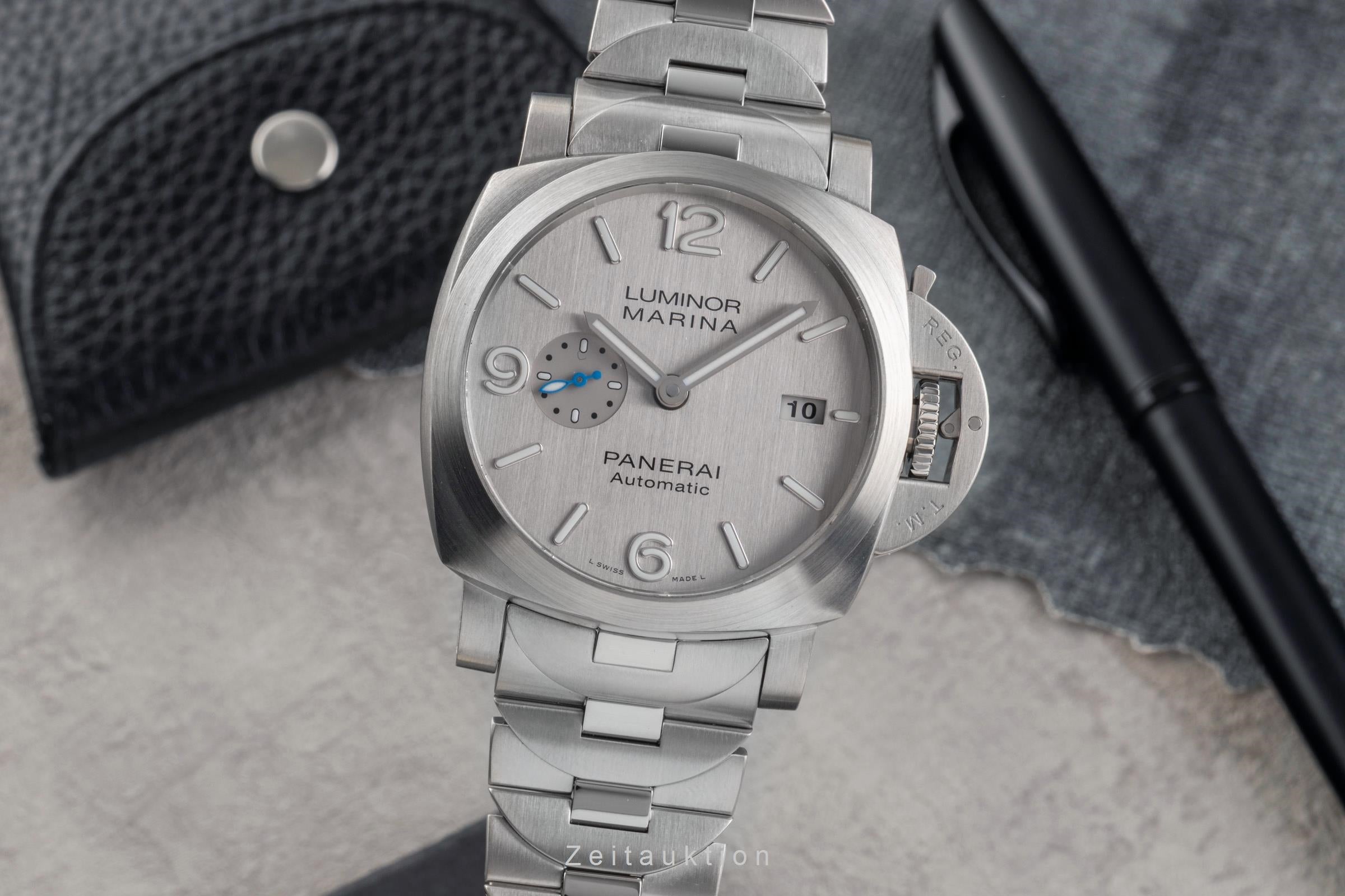 Panerai Luminor Marina acier automatique montre pour hommes PAM00978  [2503888]