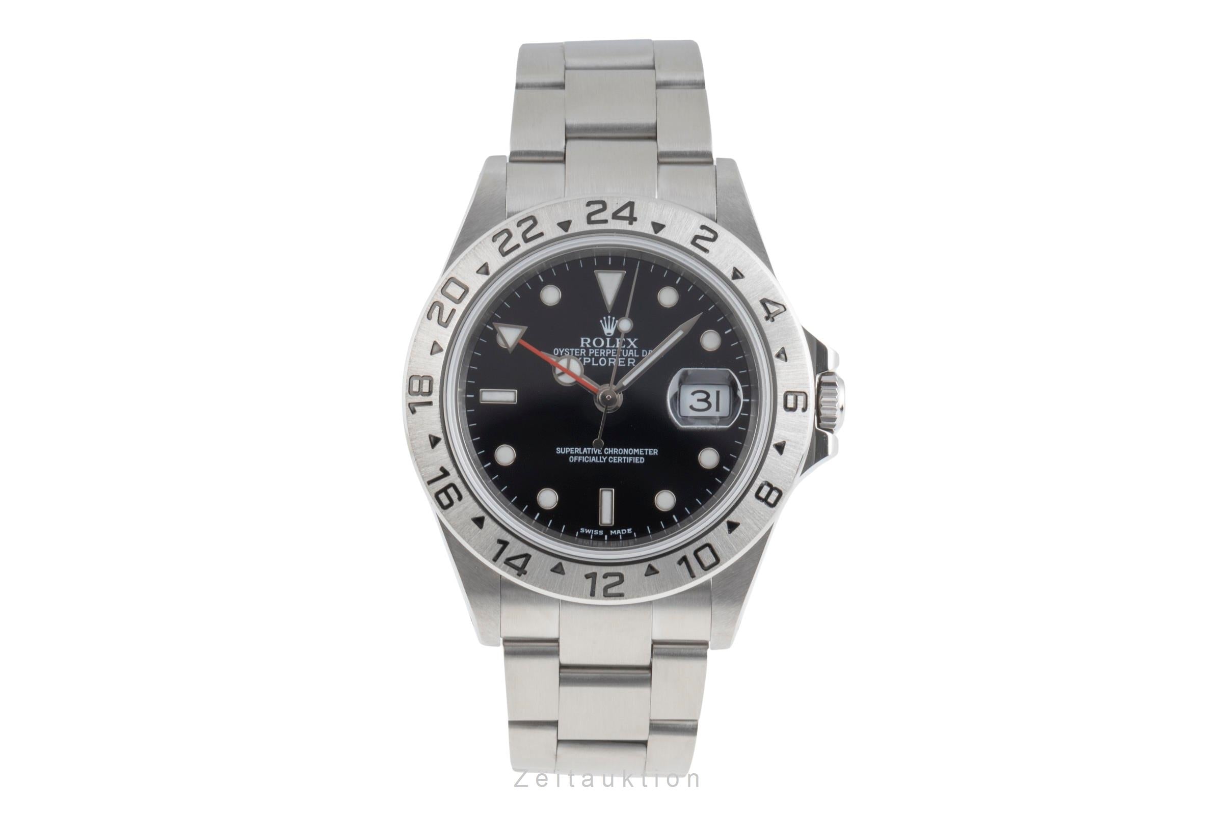 Rolex Explorer II steel automatic men's watch 16570  [2503889]