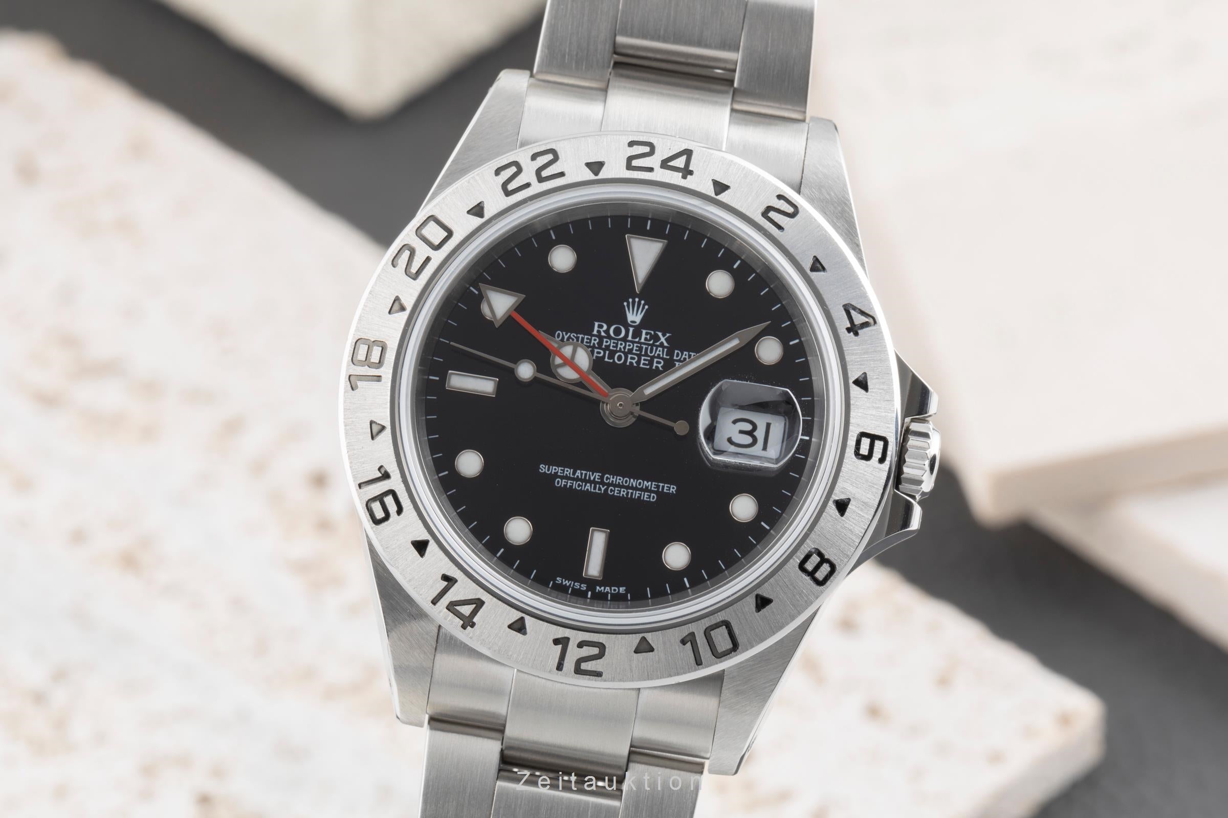Rolex Explorer II steel automatic men's watch 16570  [2503889]