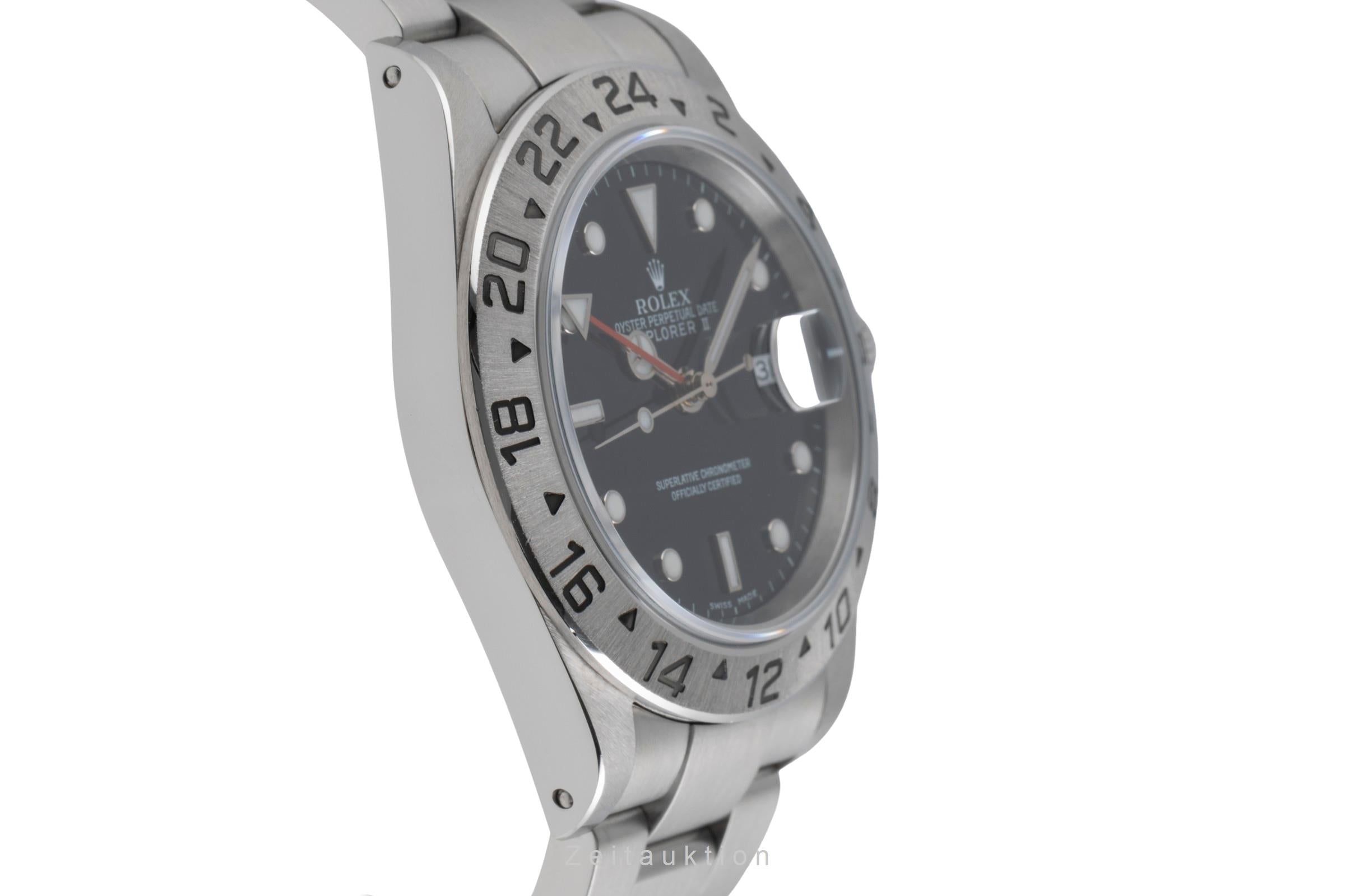 Rolex Explorer II steel automatic men's watch 16570  [2503889]