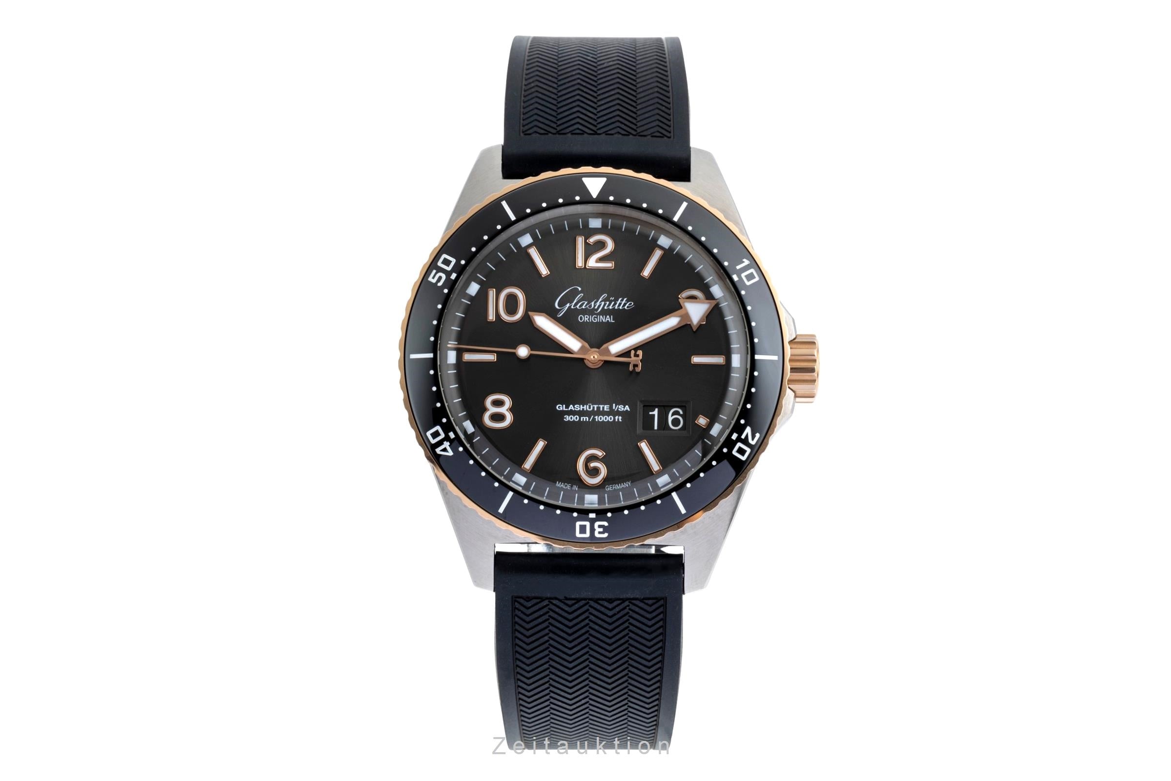 Glashütte SeaQ acier / or  automatique montre pour hommes 1-36-13-04-91-06 LP: 16300EUR  [2503893]