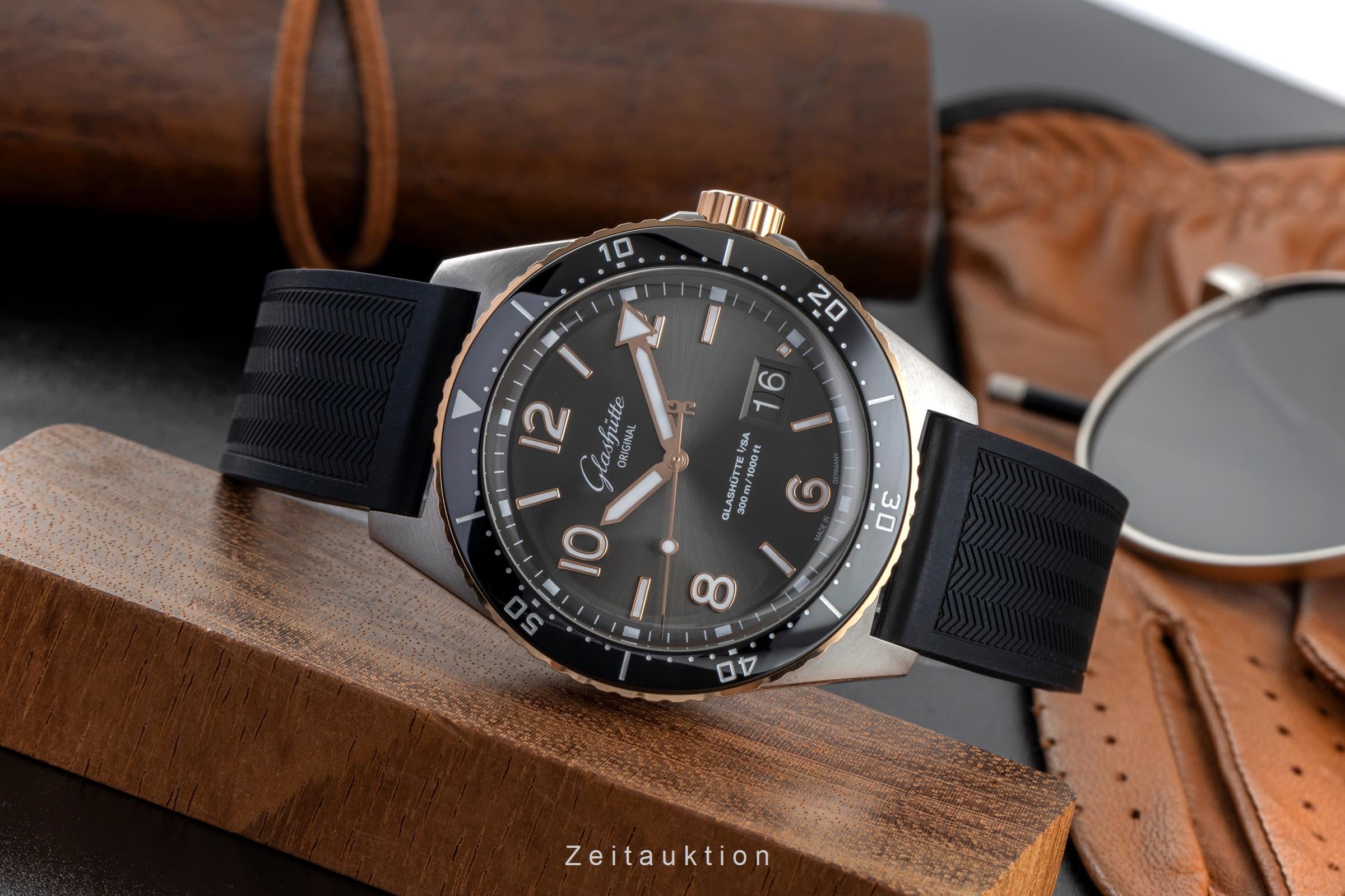 Glashütte SeaQ acier / or  automatique montre pour hommes 1-36-13-04-91-06 LP: 16300EUR  [2503893]