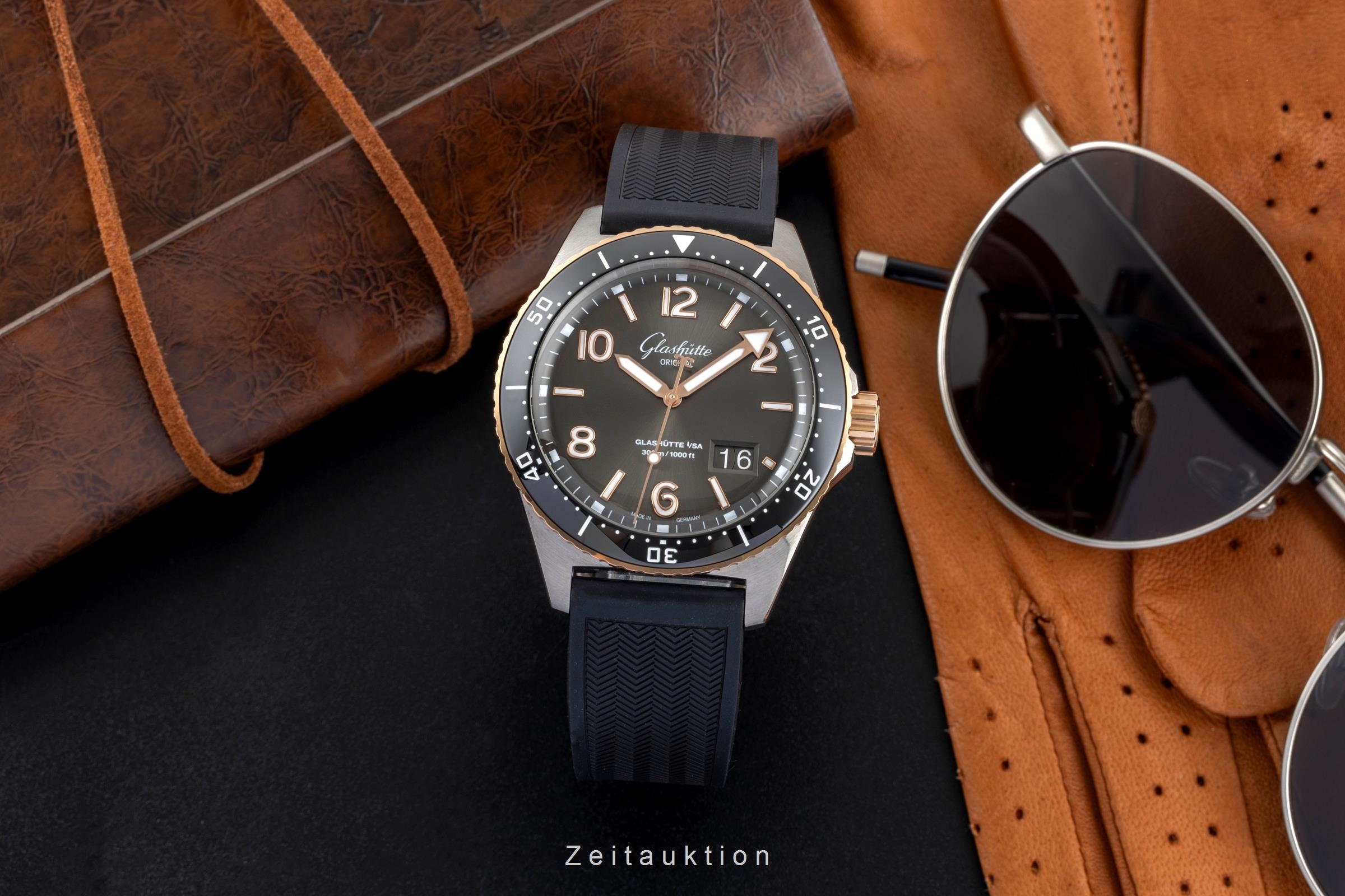 Glashütte SeaQ acier / or  automatique montre pour hommes 1-36-13-04-91-06 LP: 16300EUR  [2503893]