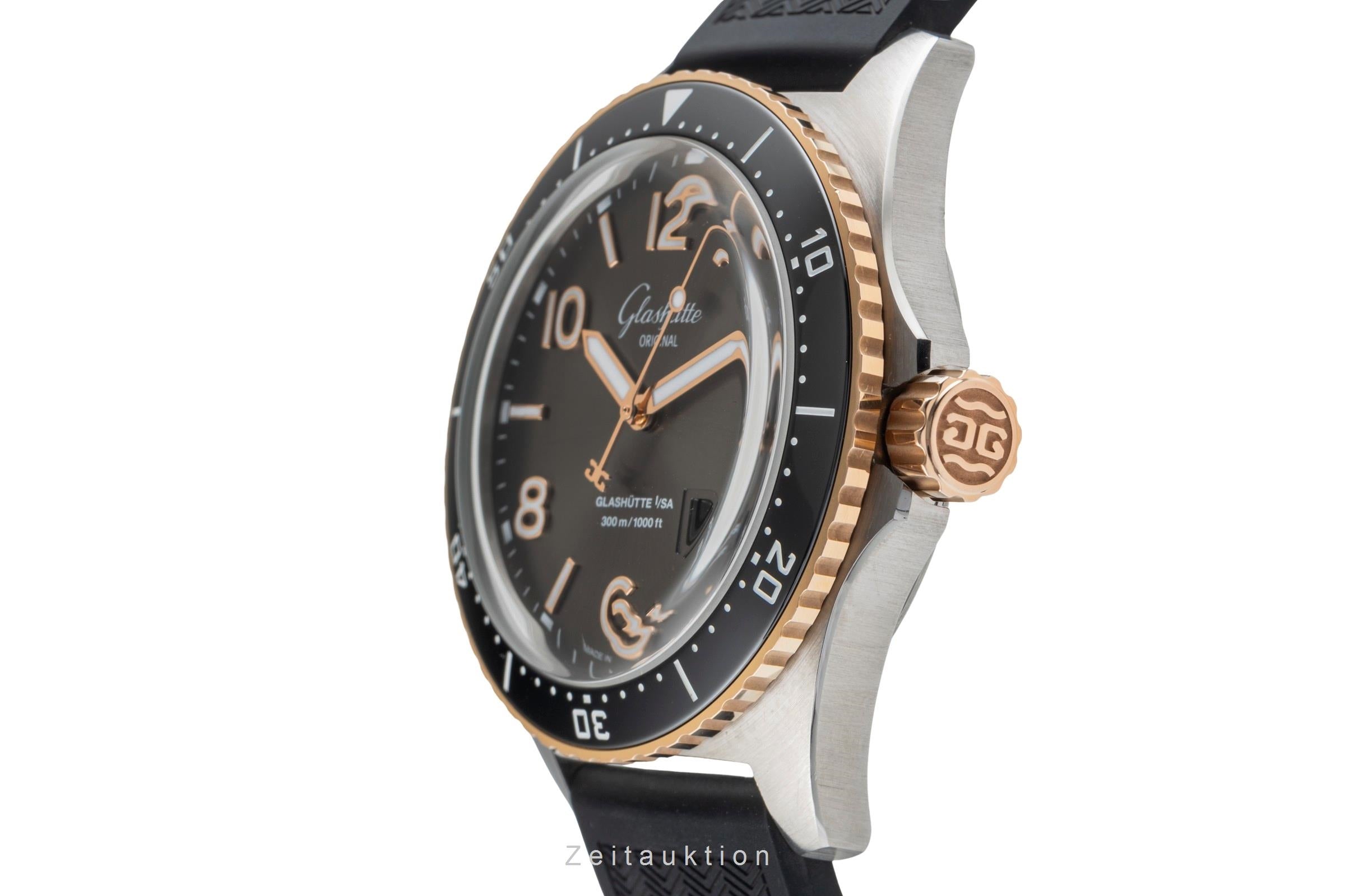 Glashütte SeaQ acier / or  automatique montre pour hommes 1-36-13-04-91-06 LP: 16300EUR  [2503893]