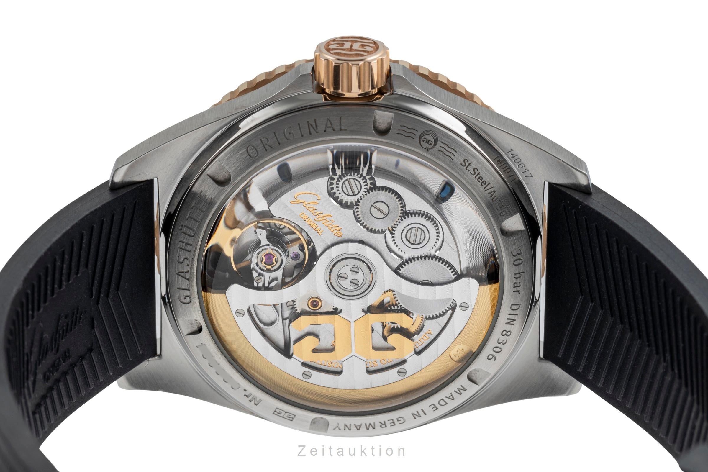 Glashütte SeaQ acier / or  automatique montre pour hommes 1-36-13-04-91-06 LP: 16300EUR  [2503893]