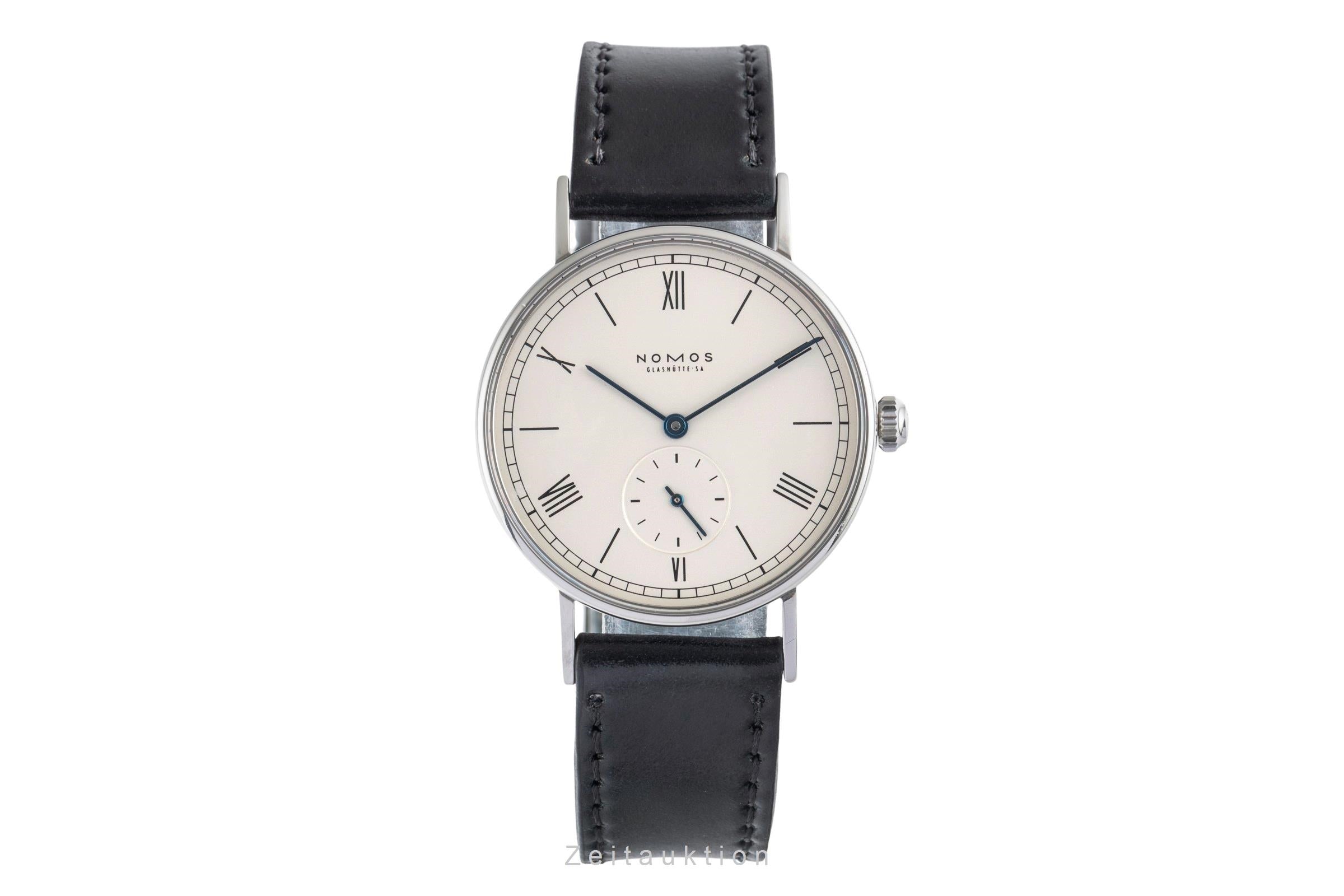 Nomos Ludwig acero cuerda manual reloj para caballeros 205  [2503894]