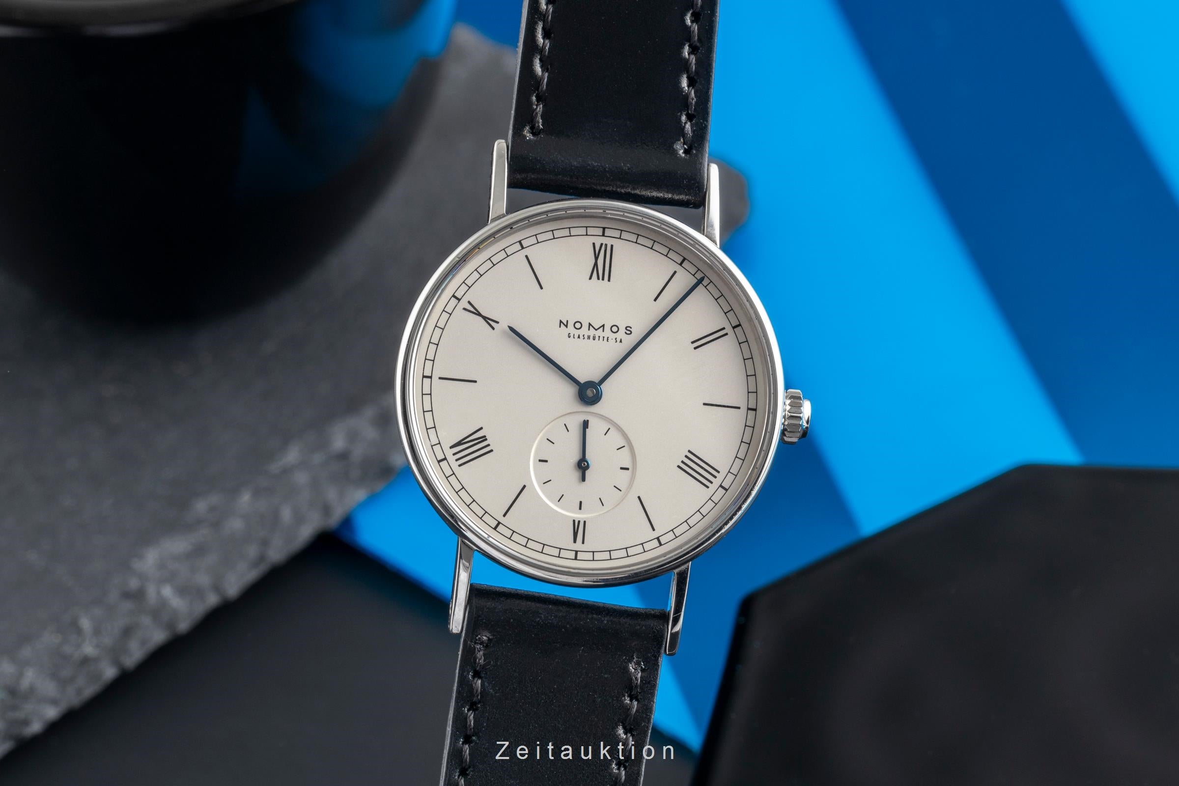 Nomos Ludwig acero cuerda manual reloj para caballeros 205  [2503894]