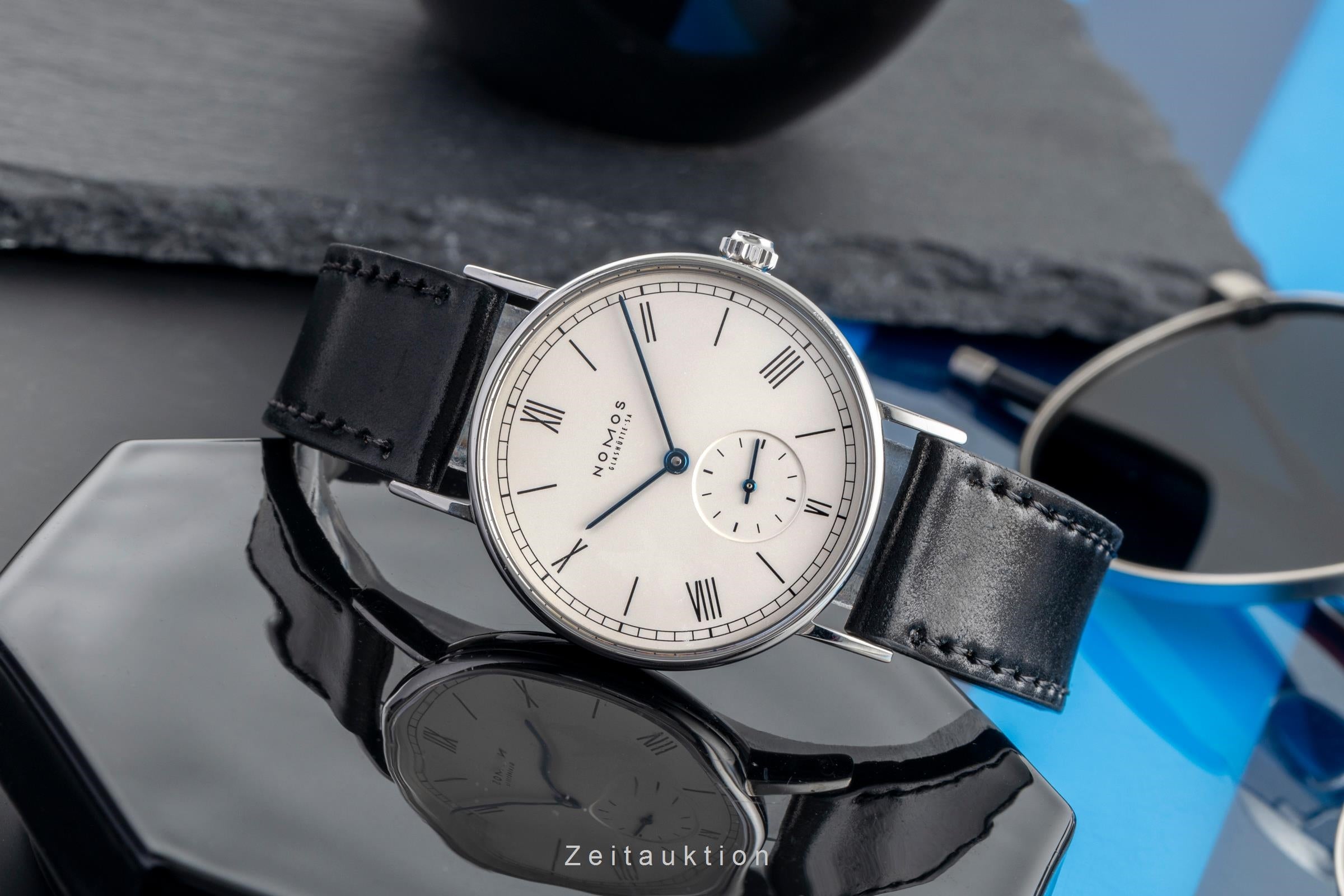 Nomos Ludwig acero cuerda manual reloj para caballeros 205  [2503894]