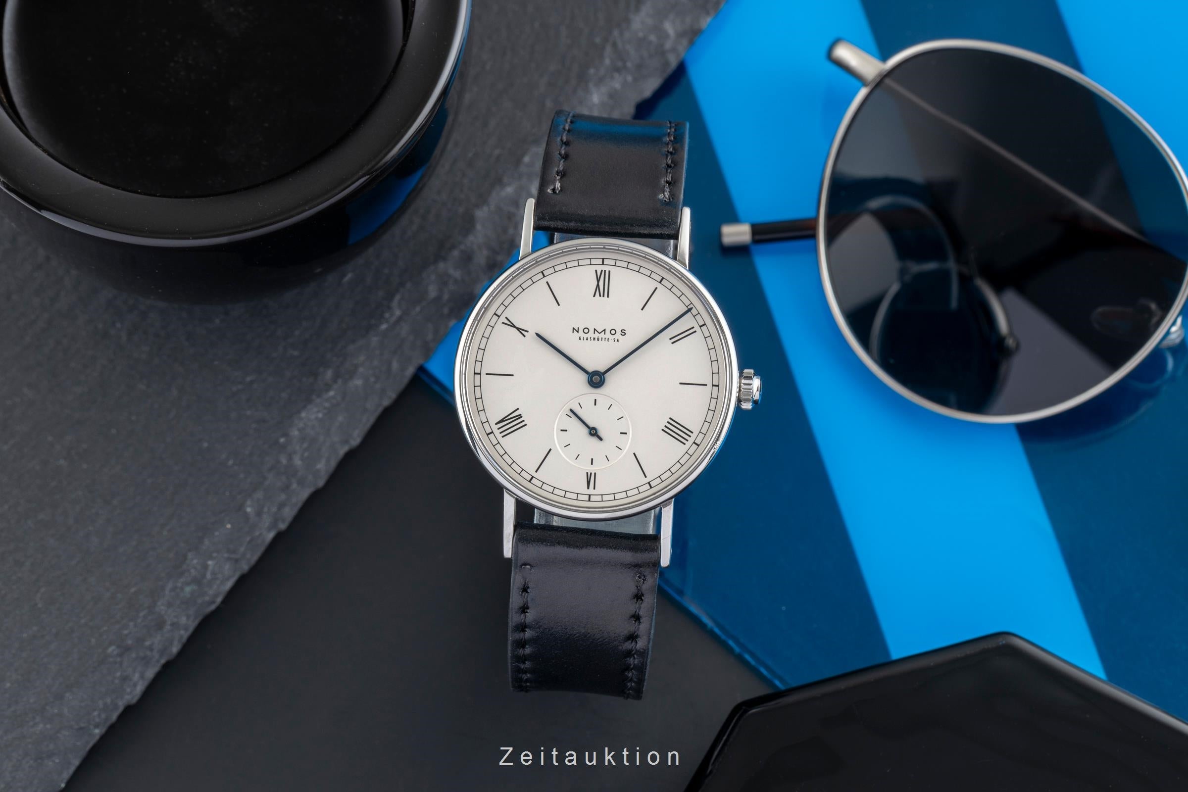 Nomos Ludwig acero cuerda manual reloj para caballeros 205  [2503894]