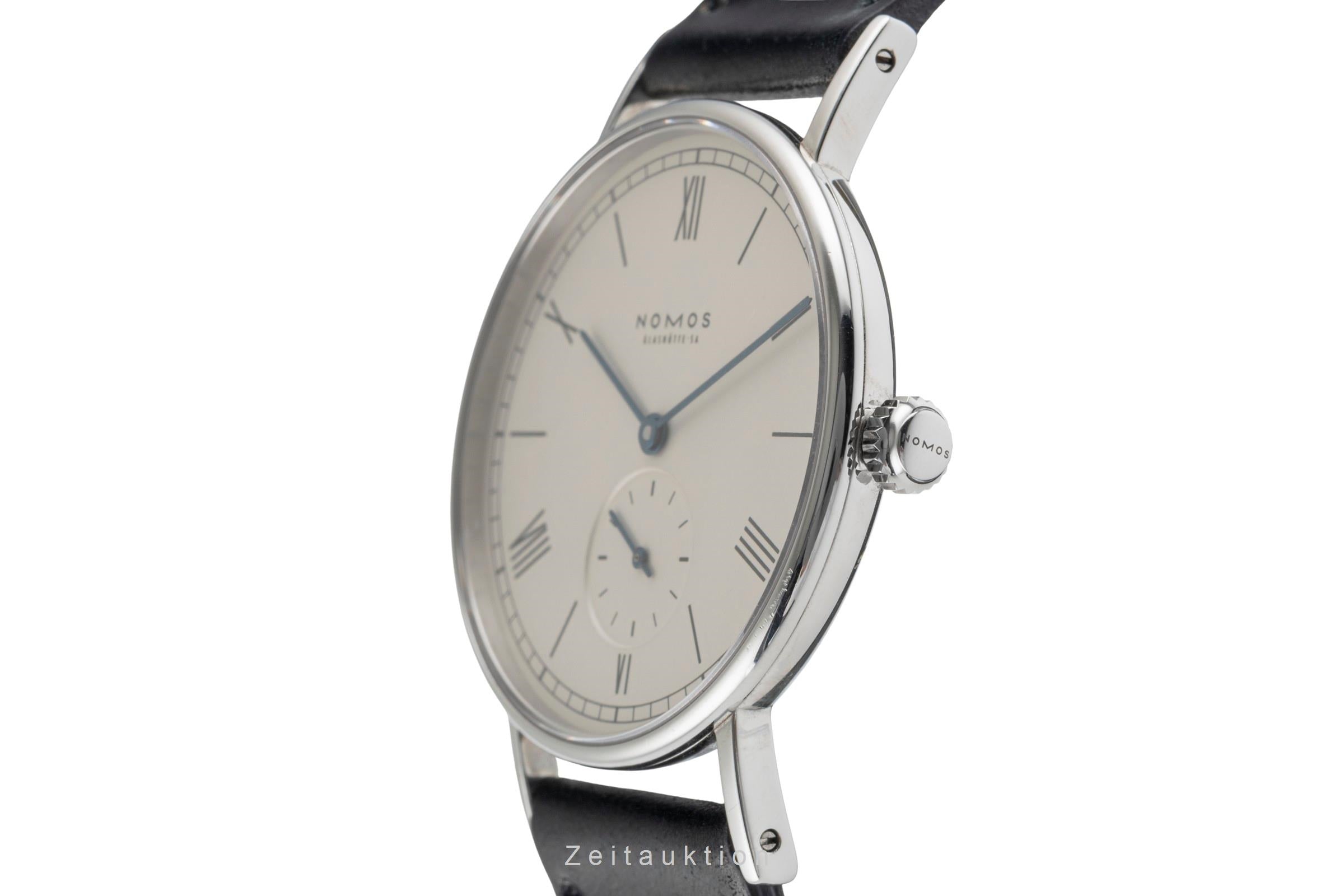 Nomos Ludwig acero cuerda manual reloj para caballeros 205  [2503894]