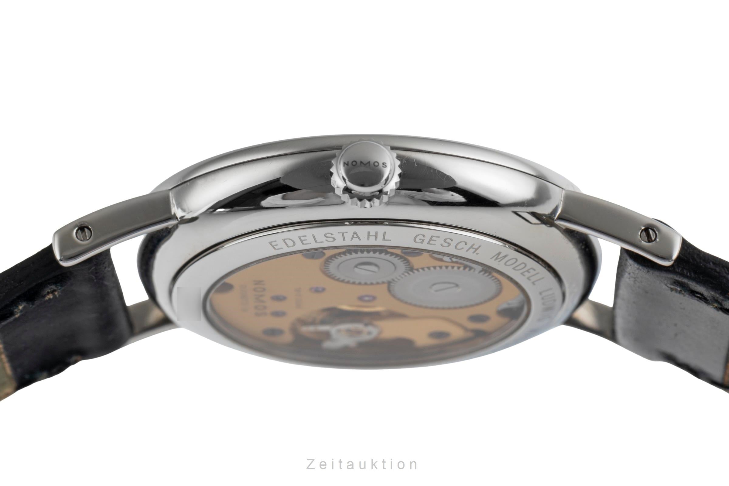 Nomos Ludwig acero cuerda manual reloj para caballeros 205  [2503894]
