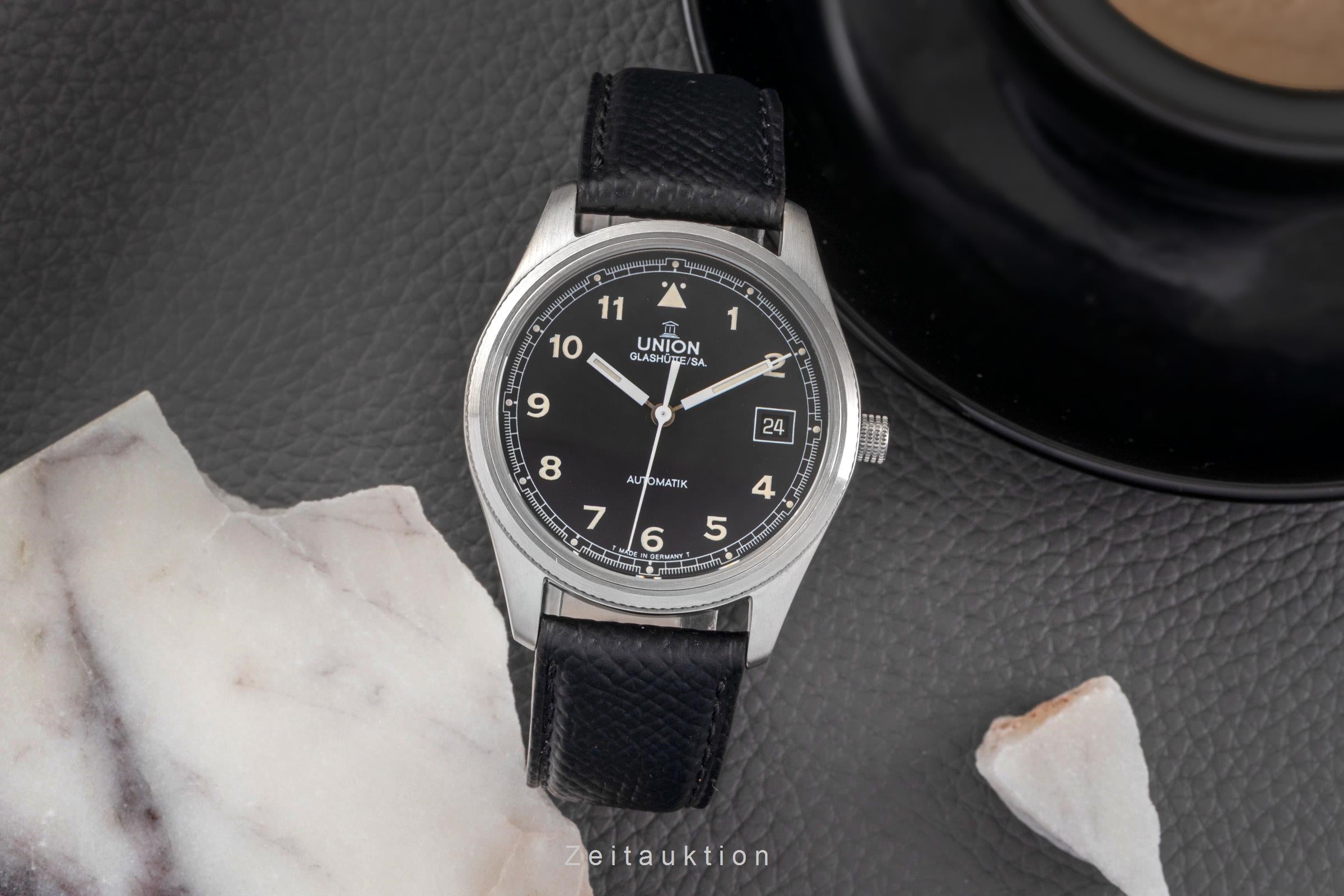 Union Glashütte steel automatic men's watch  [2503896]