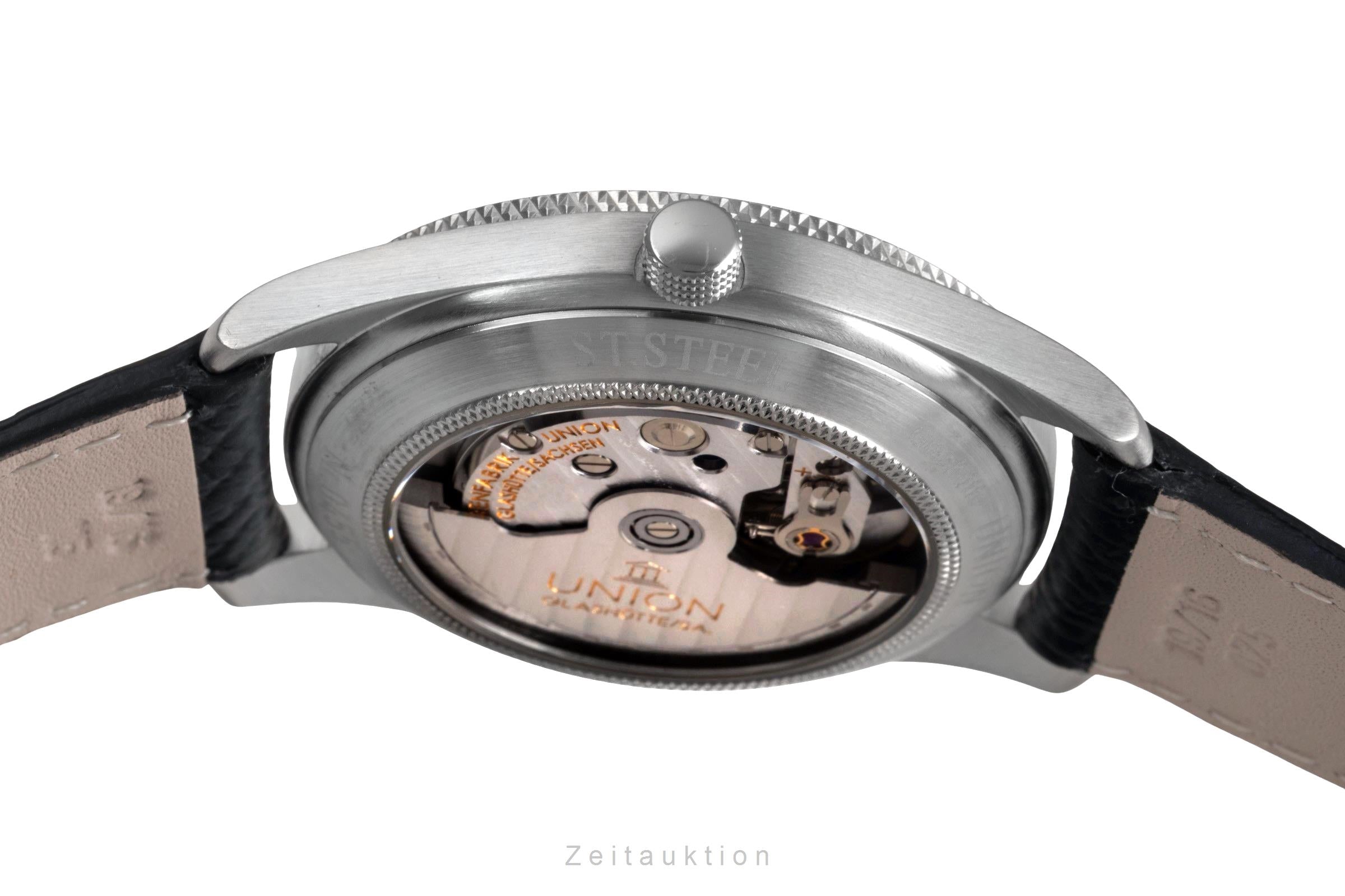 Union Glashütte steel automatic men's watch  [2503896]
