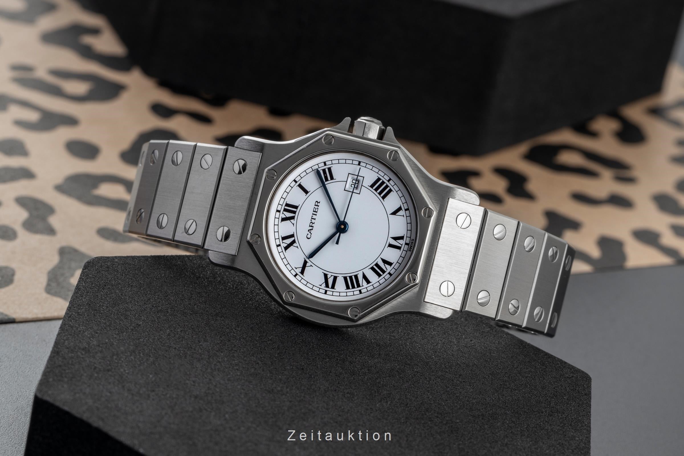 Cartier Santos acero automático unisex 2965, 81037188  [2503897]