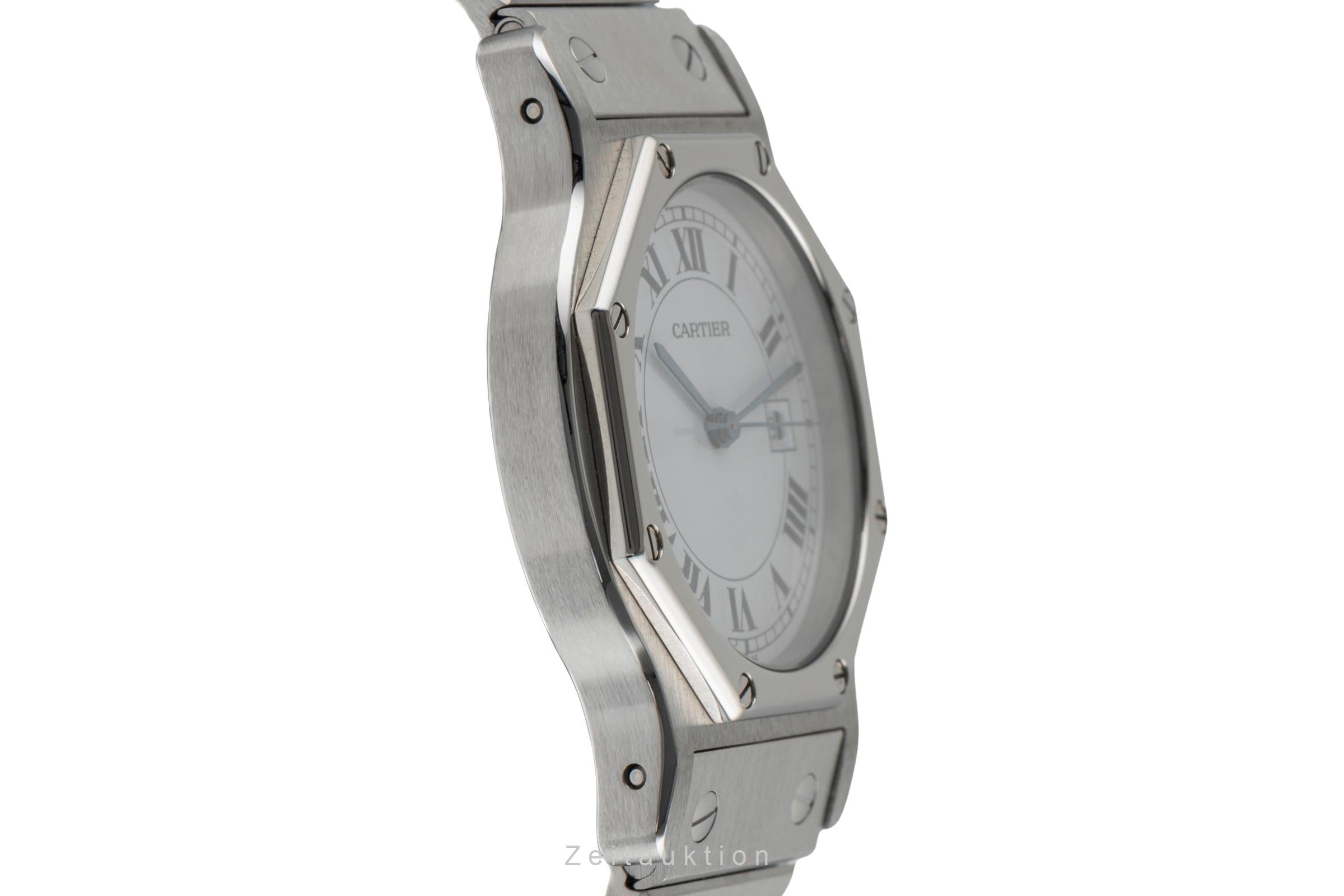 Cartier Santos acero automático unisex 2965, 81037188  [2503897]
