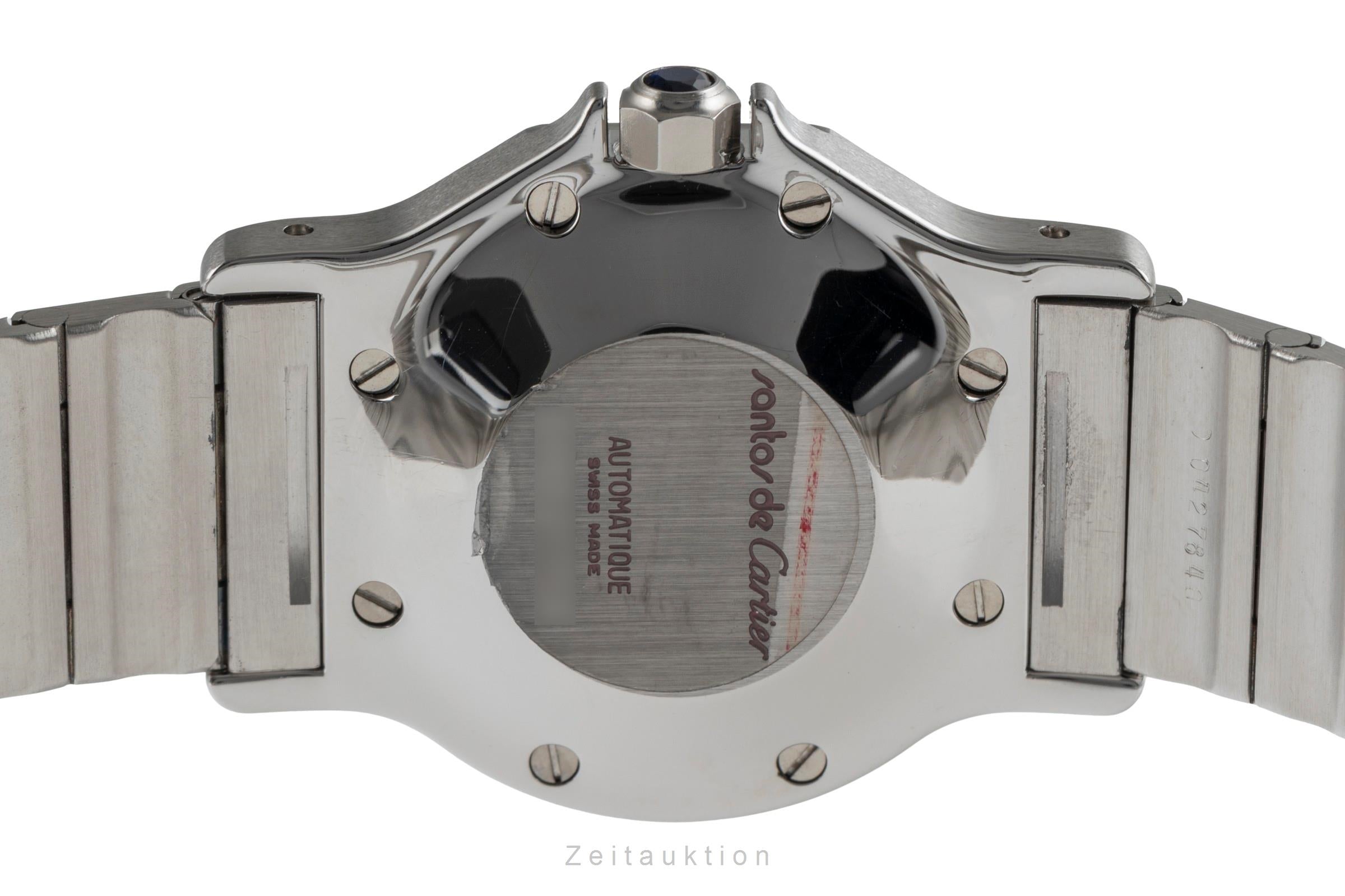 Cartier Santos acero automático unisex 2965, 81037188  [2503897]