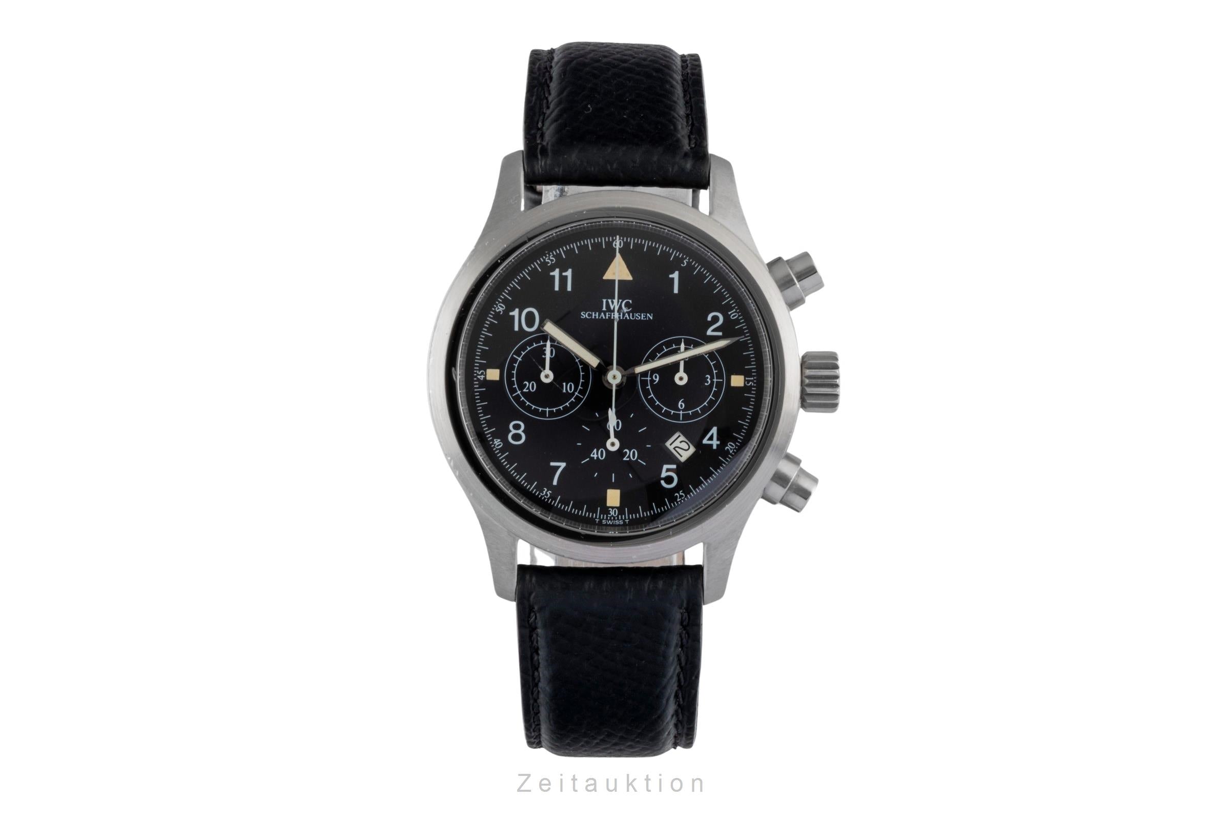 IWC Pilot Chronograph Edelstahl Mechaquartz Herrenuhr Edelstahl Ref. IW374101  [2503898]