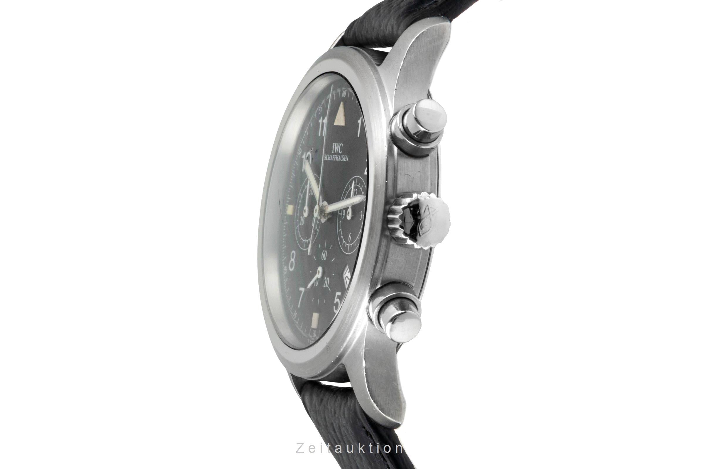 IWC Pilot Chronograph Edelstahl Mechaquartz Herrenuhr Edelstahl Ref. IW374101  [2503898]