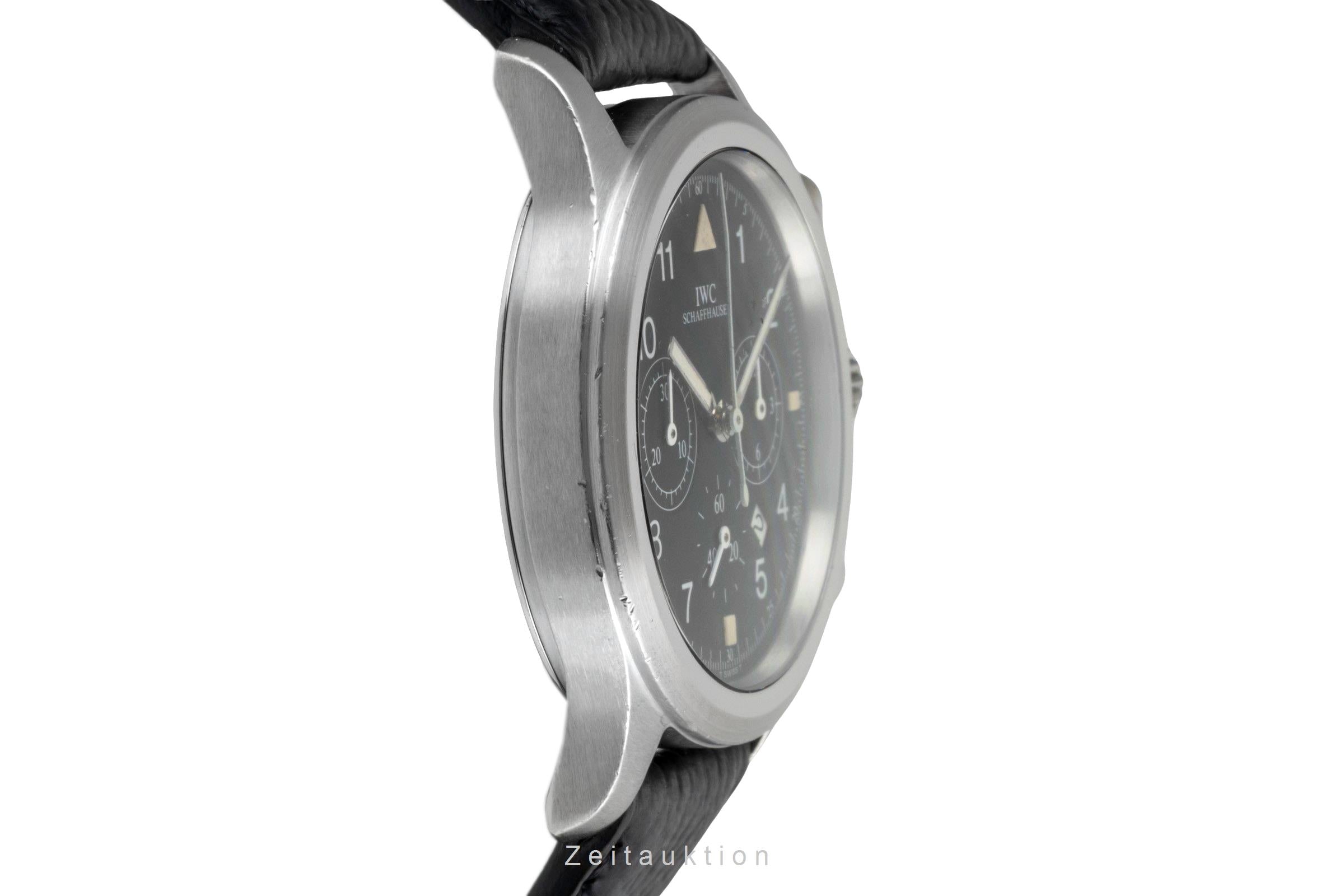 IWC Pilot Chronograph Edelstahl Mechaquartz Herrenuhr Edelstahl Ref. IW374101  [2503898]