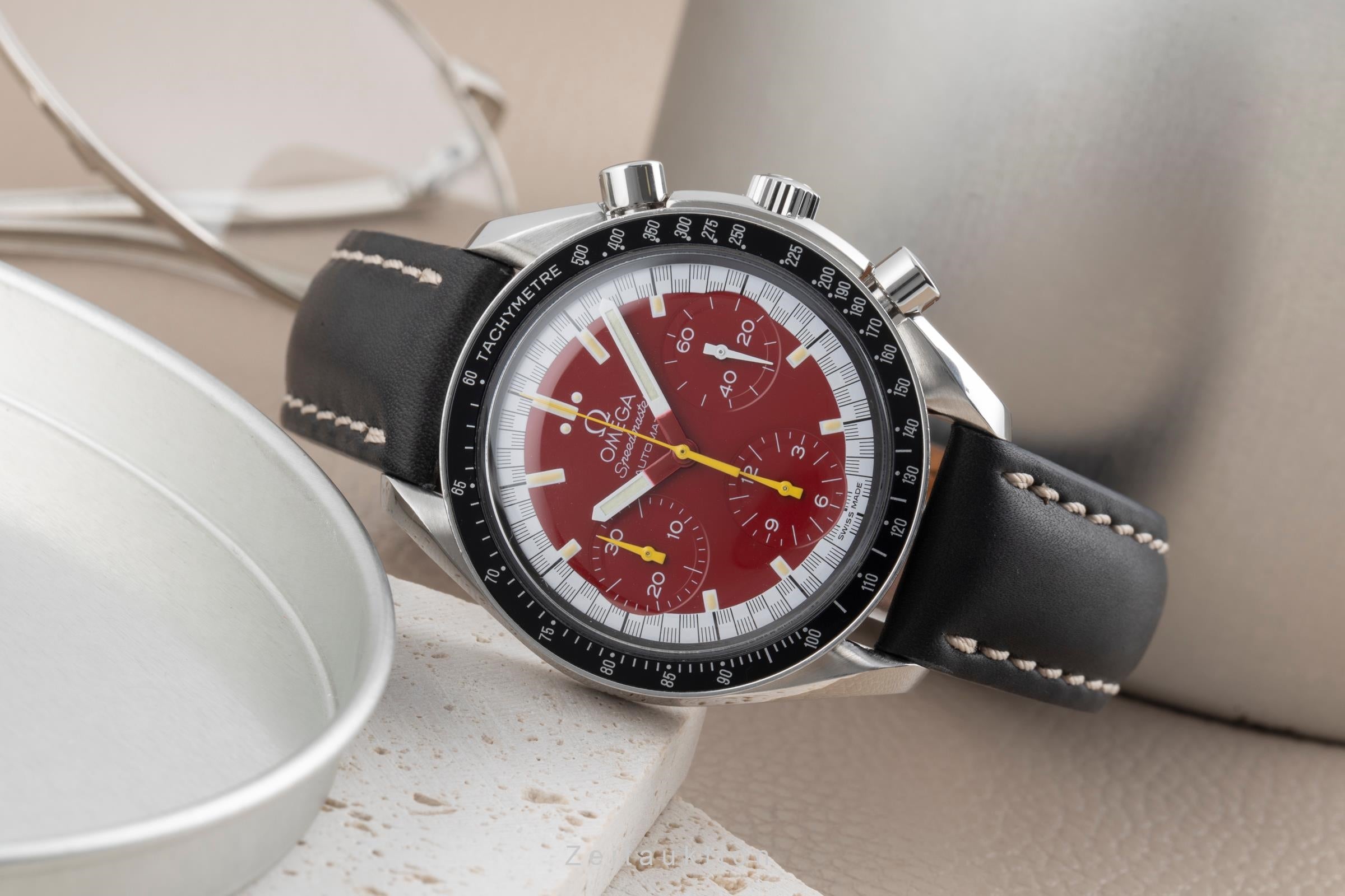 Omega Speedmaster chronographe acier automatique montre pour hommes 3810.61.41 LP: 5700EUR  [2503899]