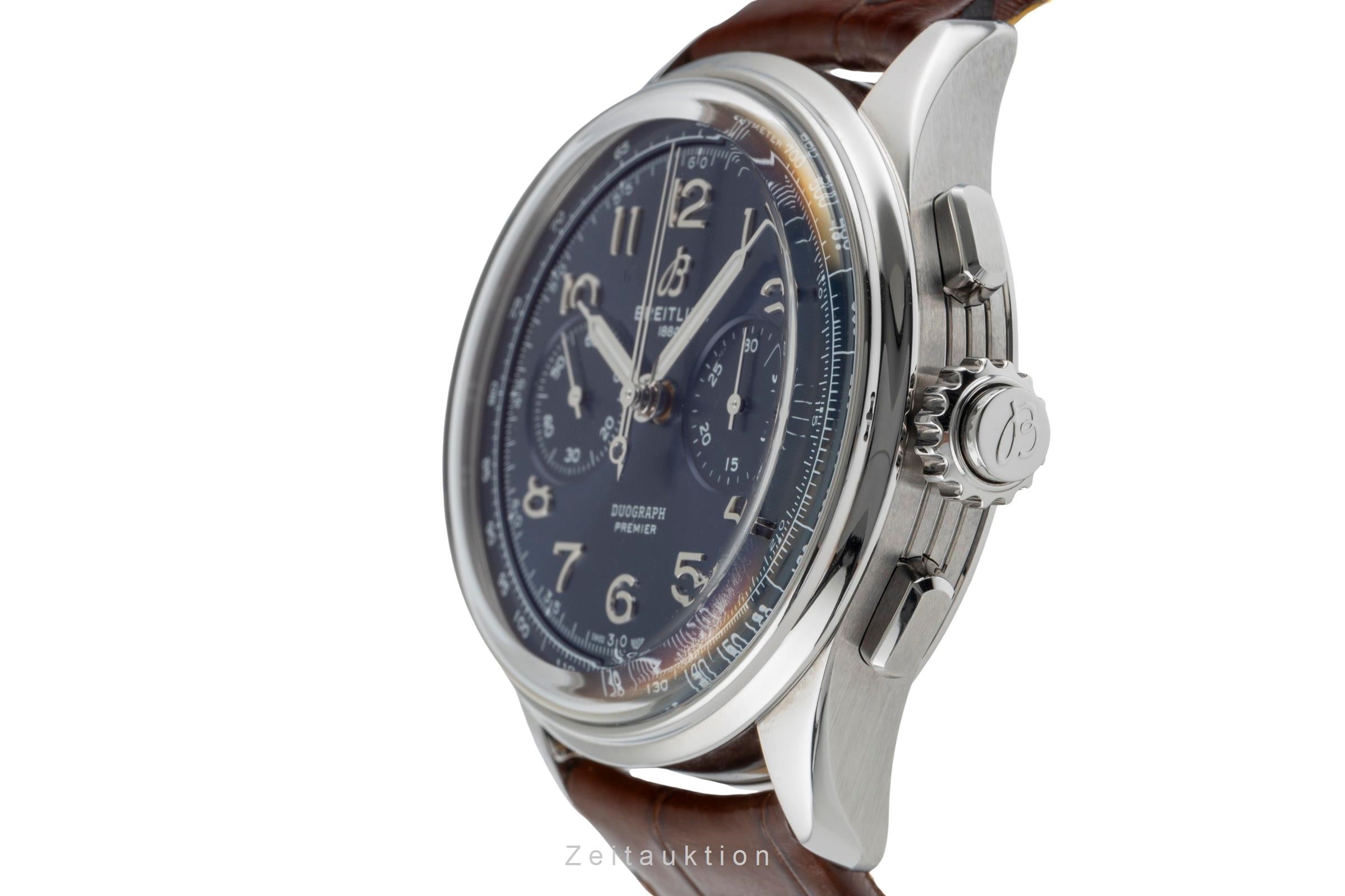 Breitling Premier chronograph steel manual winding men's watch AB1510 LP: 10650EUR  [2503901]