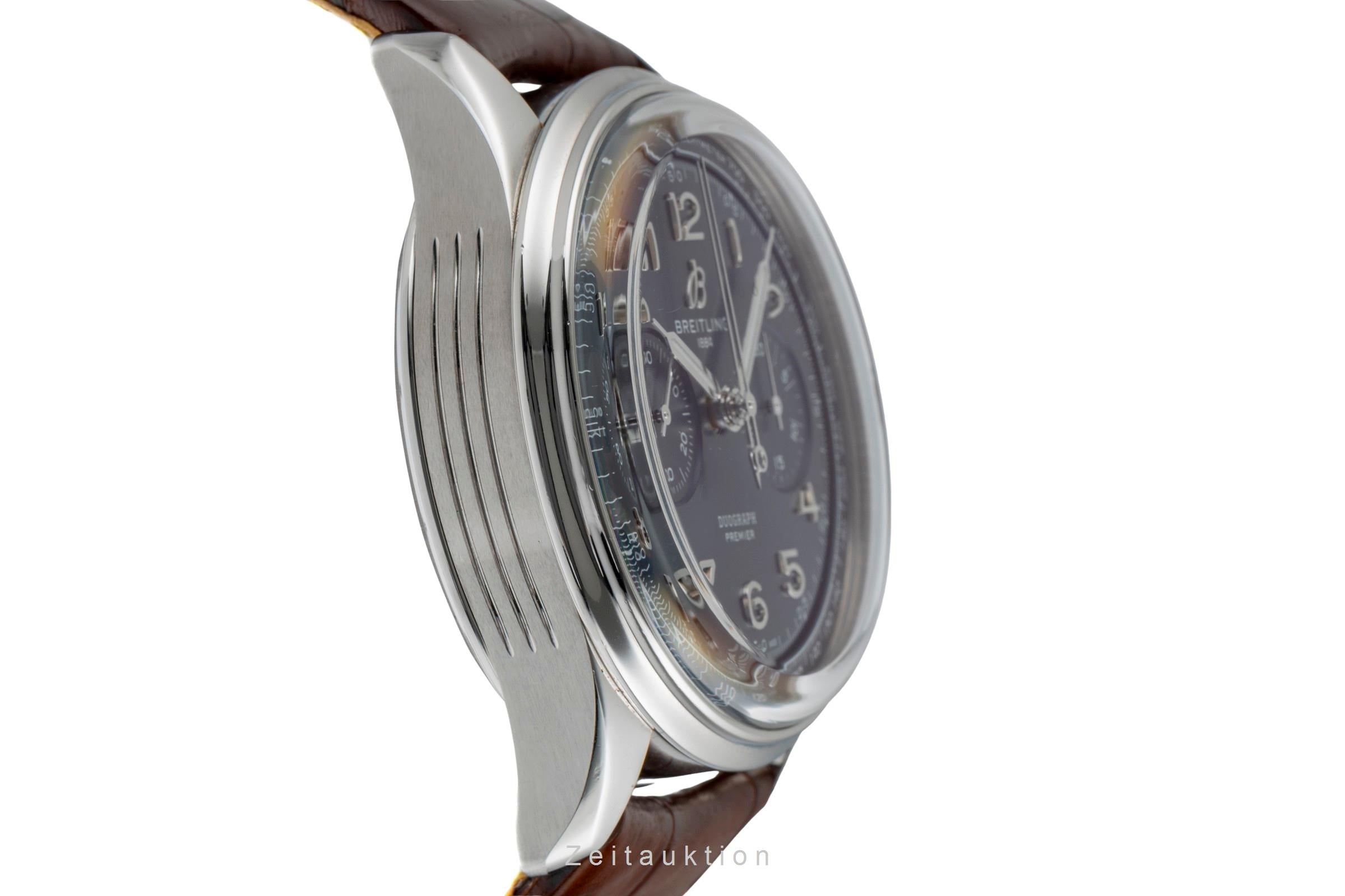 Breitling Premier chronograph steel manual winding men's watch AB1510 LP: 10650EUR  [2503901]