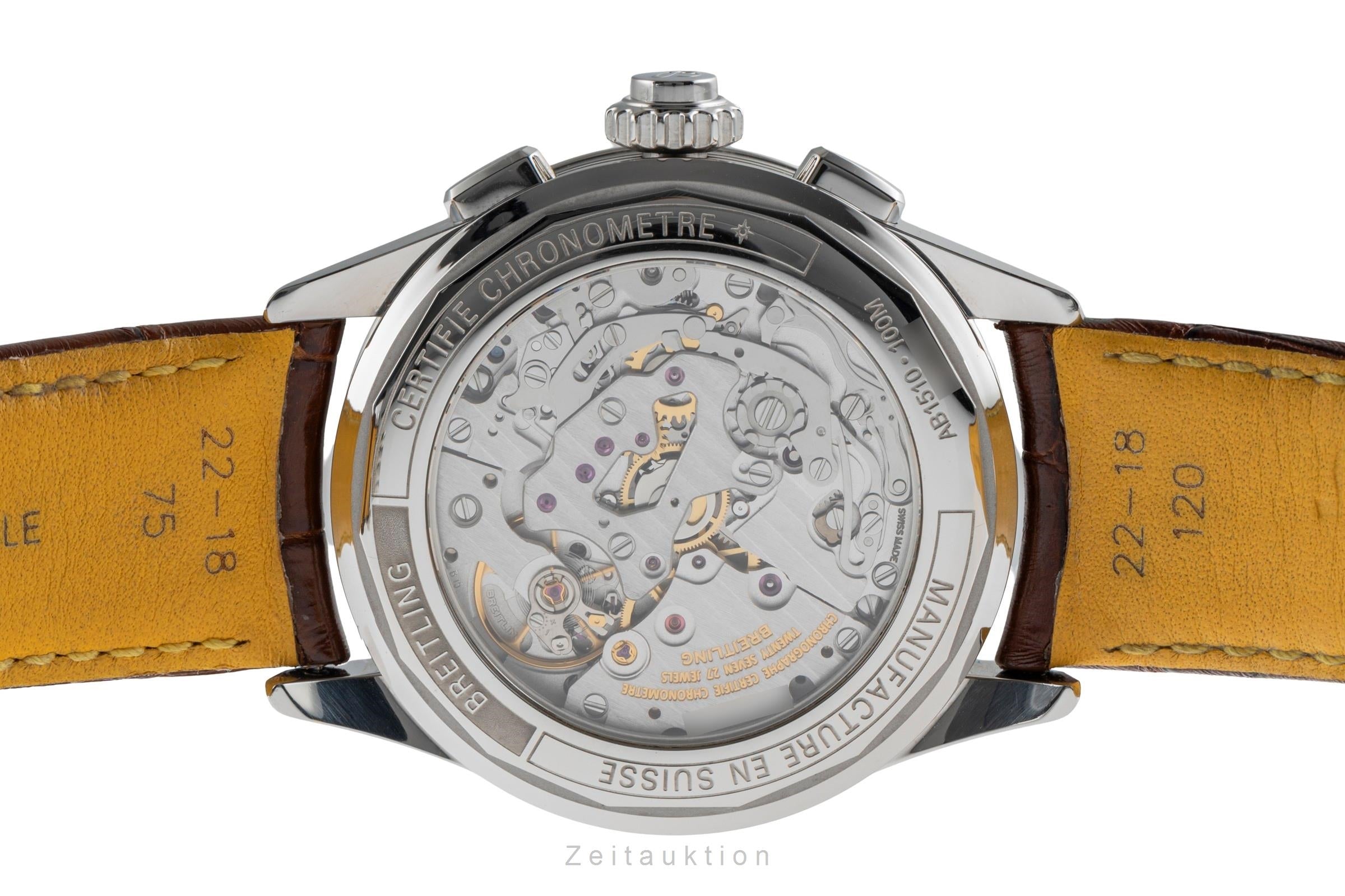 Breitling Premier chronograph steel manual winding men's watch AB1510 LP: 10650EUR  [2503901]