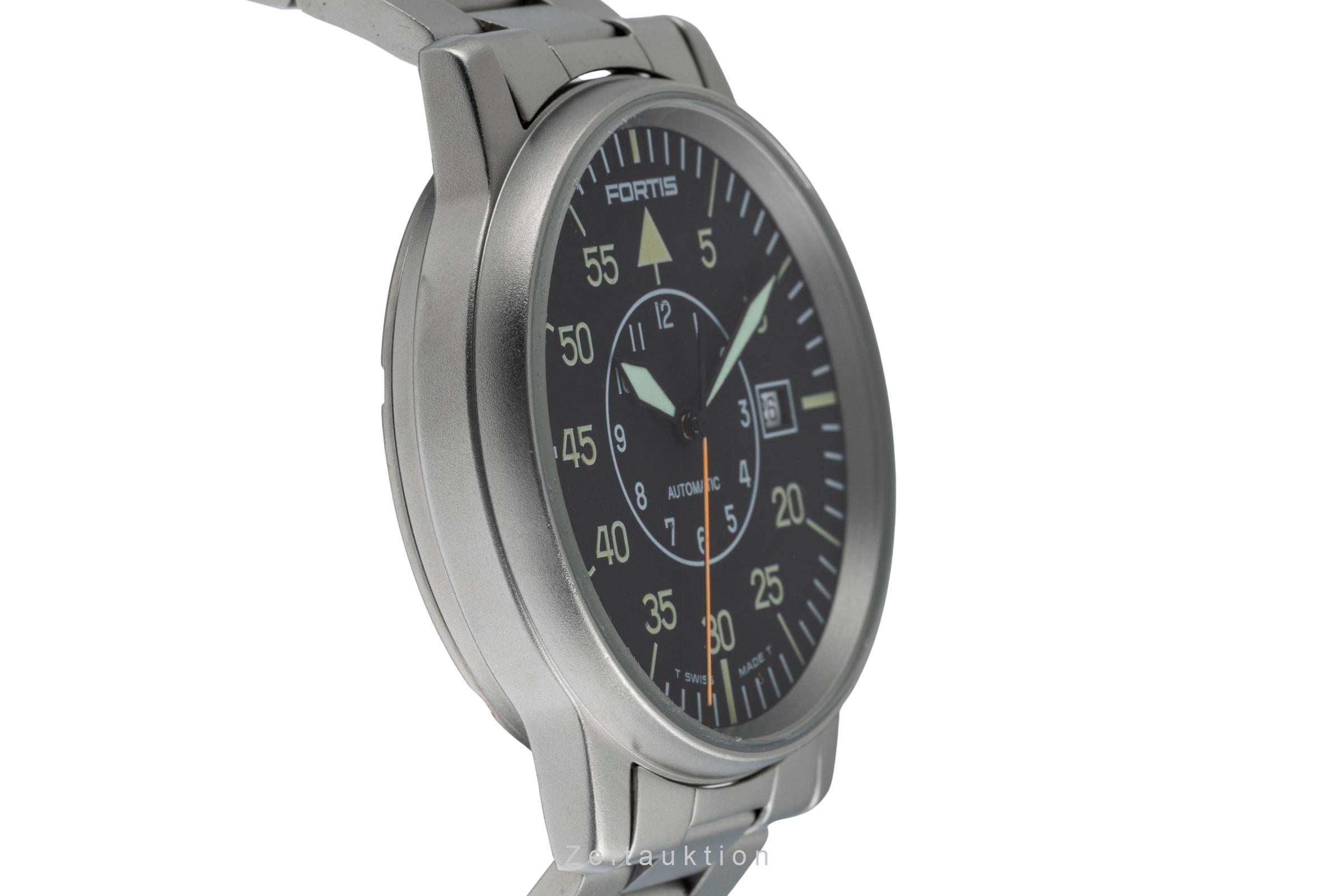 Fortis Flieger Automatik Datum Edelstahl Herrenuhr Ref. 595.10.46.1  [2503906]