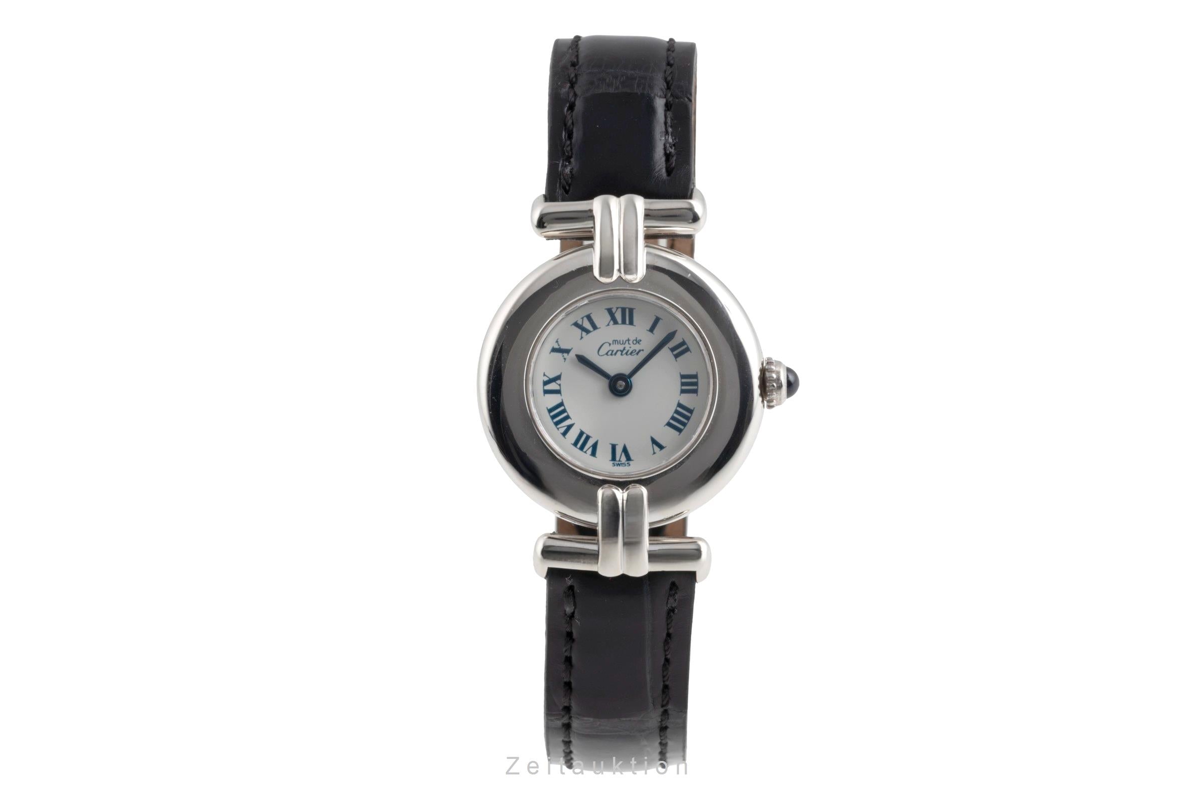 Cartier Colisée SM must de Cartier 925 Silber Quarz Damenuhr Ref W1001665 690002 [2503910]