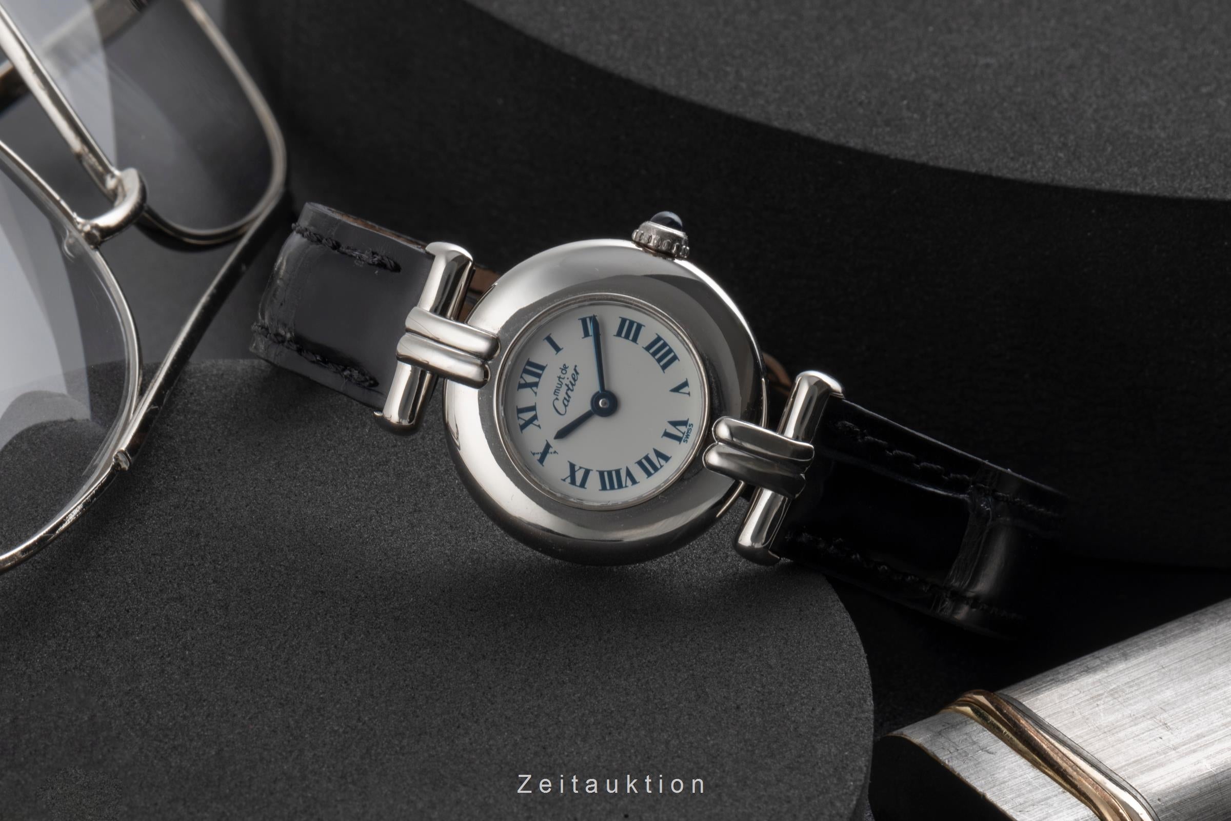 Cartier Colisée SM must de Cartier 925 Silber Quarz Damenuhr Ref W1001665 690002 [2503910]
