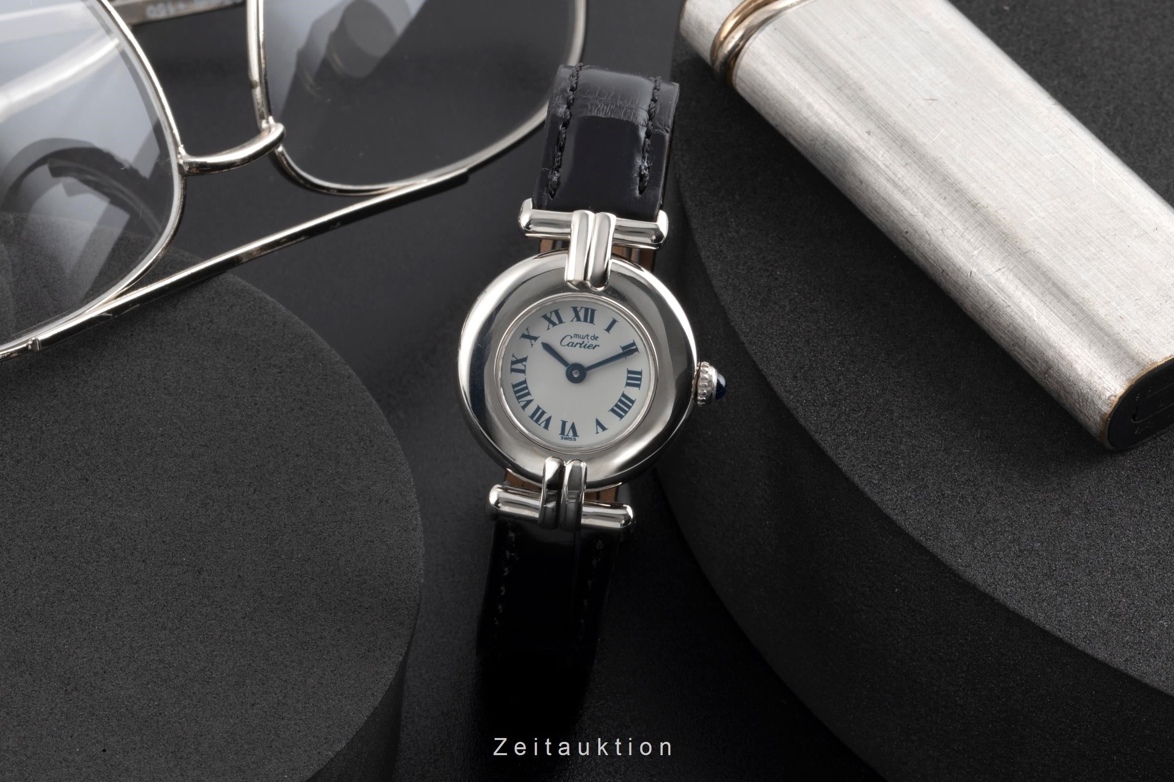 Cartier Colisée SM must de Cartier 925 Silber Quarz Damenuhr Ref W1001665 690002 [2503910]