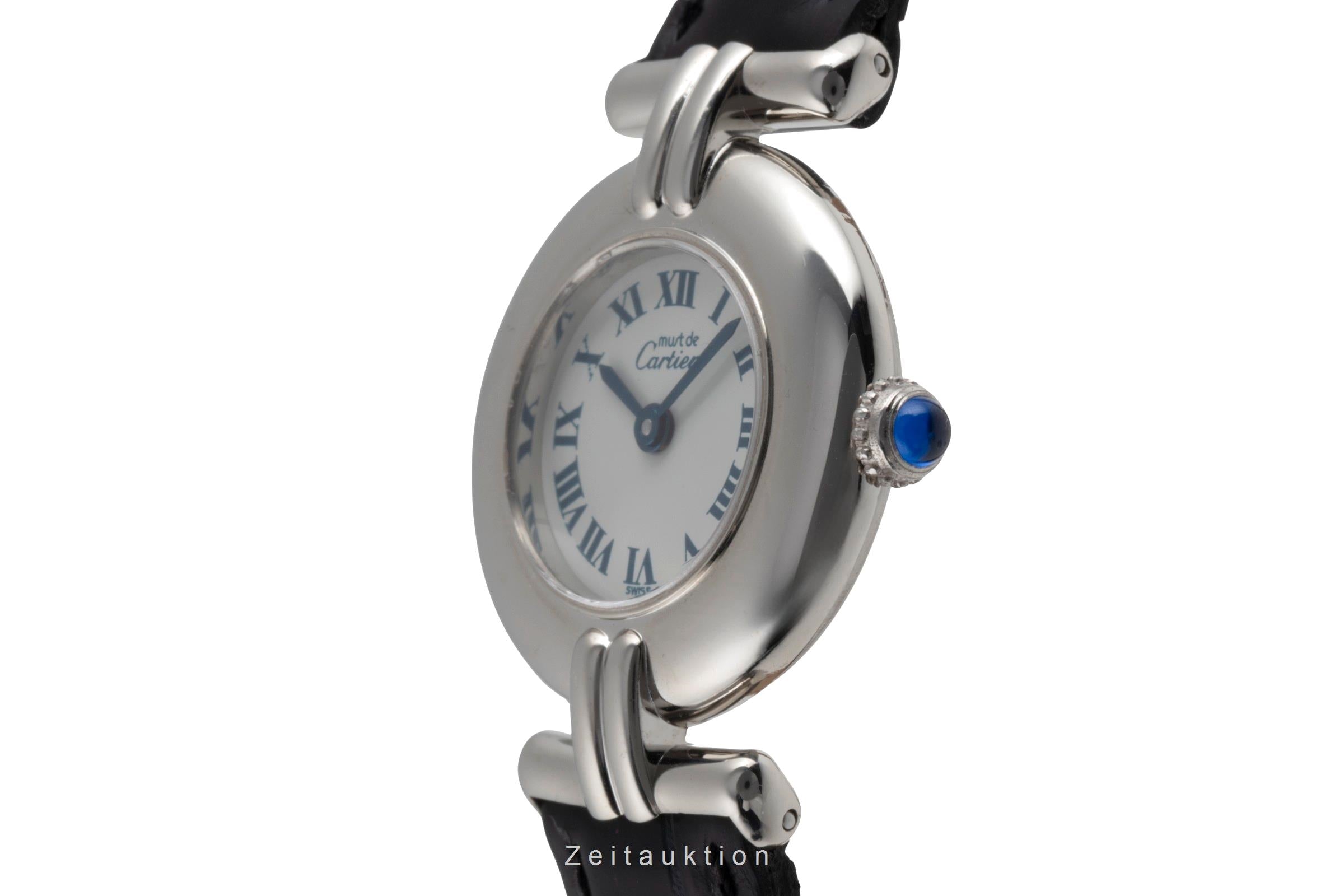 Cartier Colisée SM must de Cartier 925 Silber Quarz Damenuhr Ref W1001665 690002 [2503910]