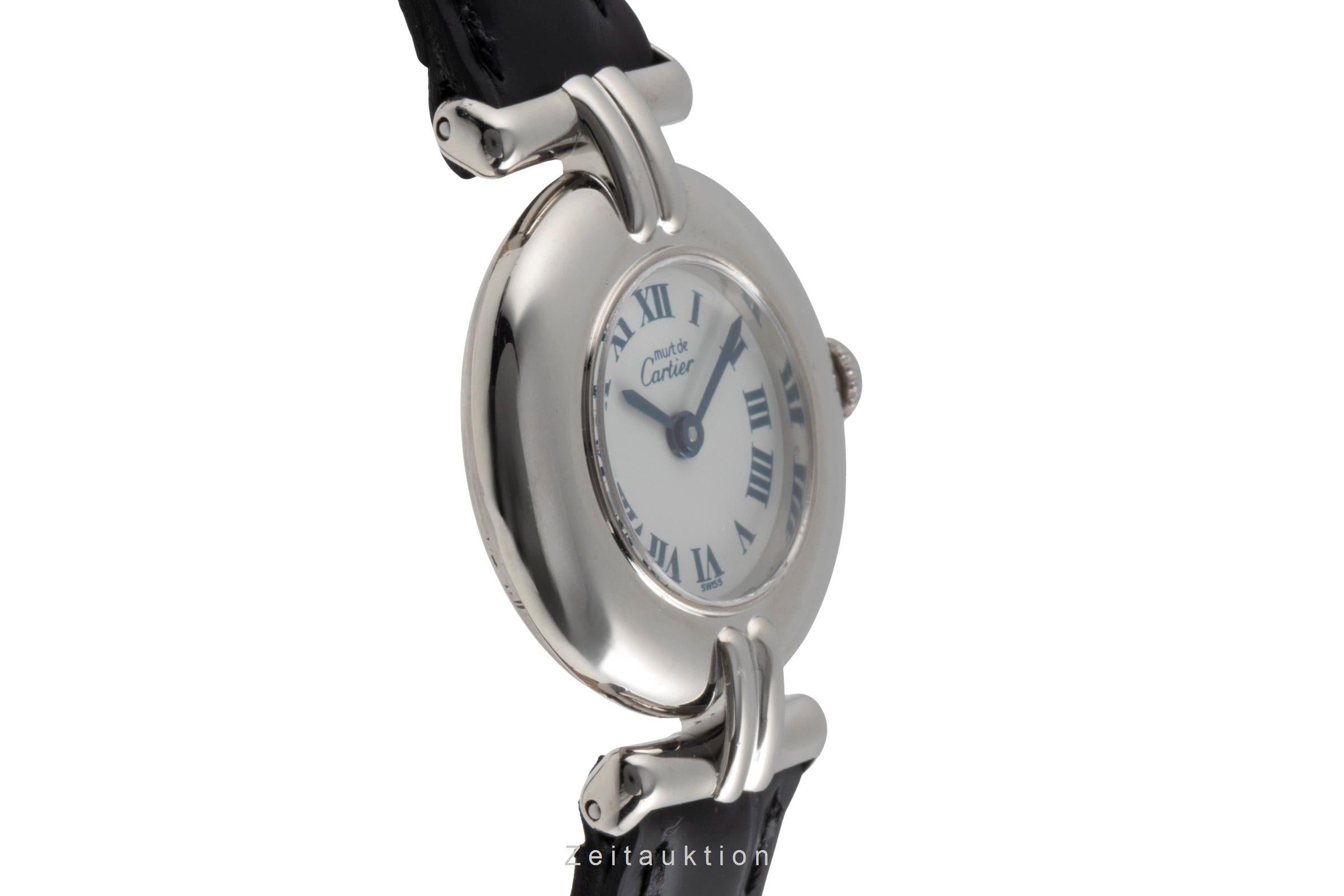 Cartier Colisée SM must de Cartier 925 Silber Quarz Damenuhr Ref W1001665 690002 [2503910]