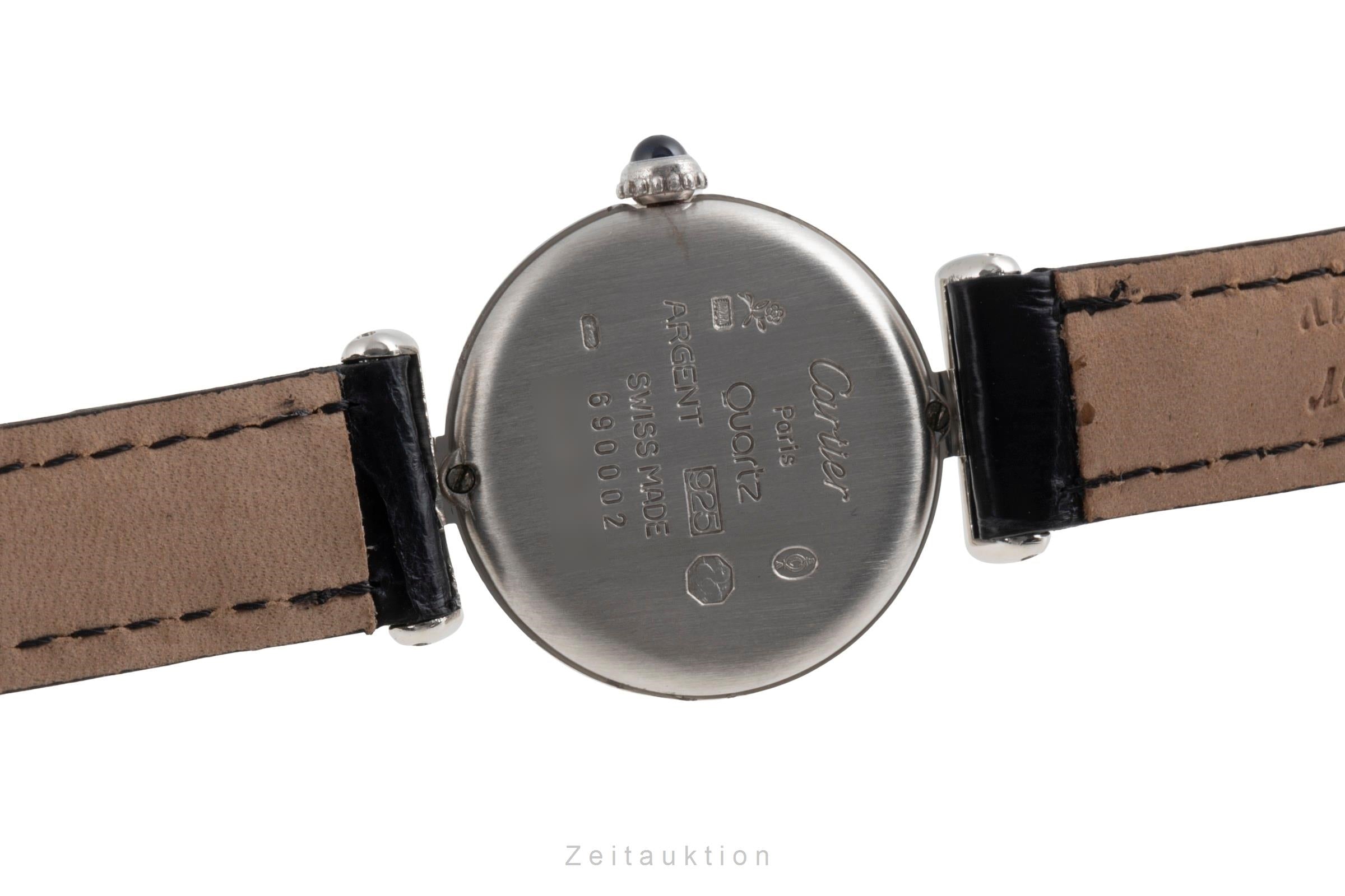Cartier Colisée SM must de Cartier 925 Silber Quarz Damenuhr Ref W1001665 690002 [2503910]