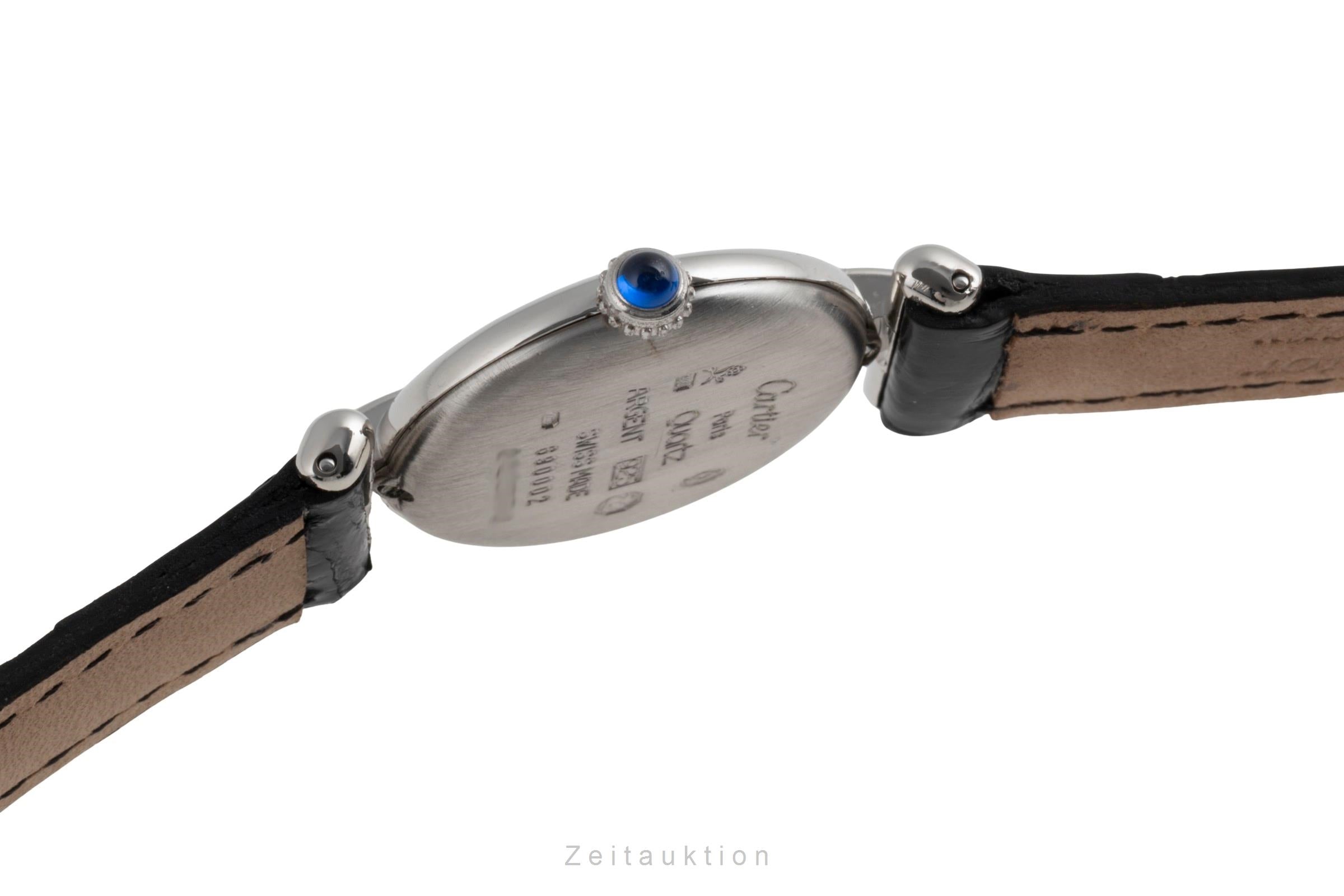 Cartier Colisée SM must de Cartier 925 Silber Quarz Damenuhr Ref W1001665 690002 [2503910]