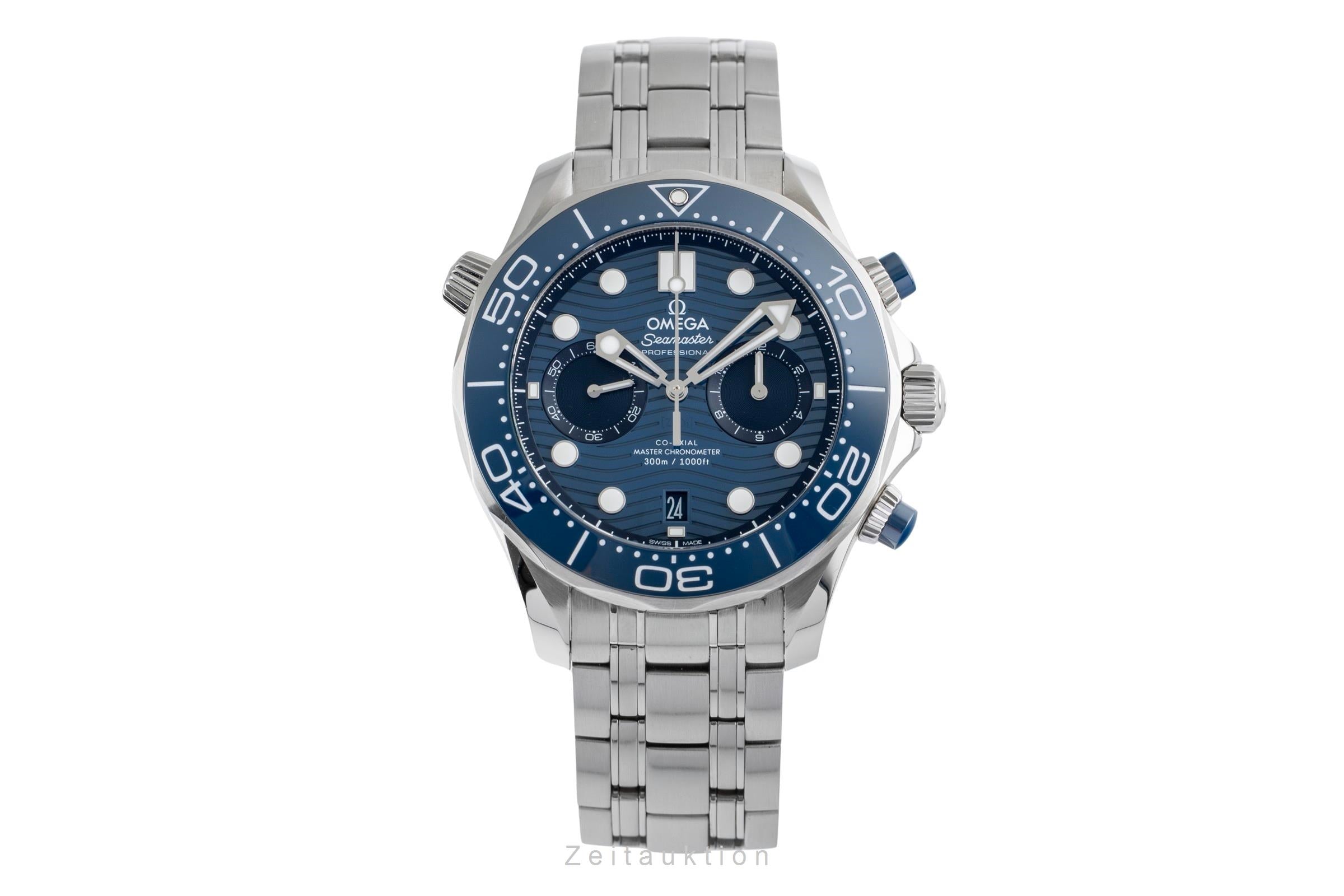 Omega Seamaster chronograph steel automatic men's watch 210.30.44.51.03.001 LP: 9300EUR  [2503913]