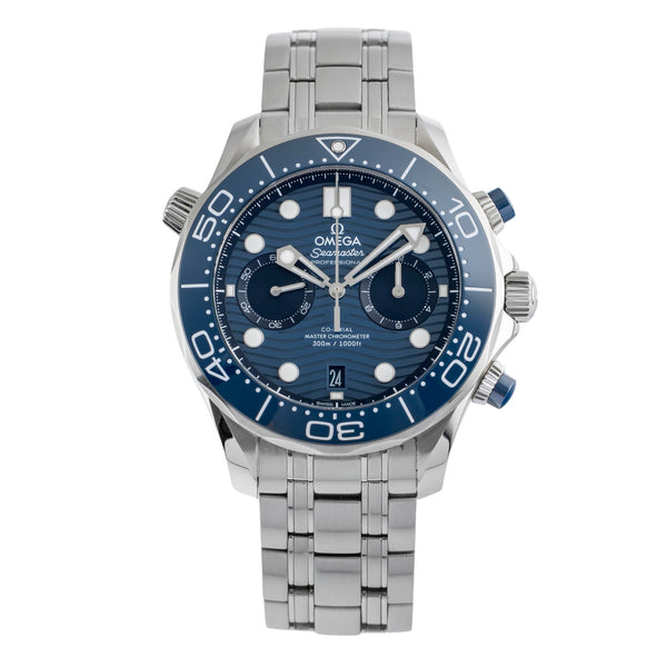 Omega Seamaster chronograph steel automatic men's watch 210.30.44.51.03.001 LP: 9300EUR  [2503913]