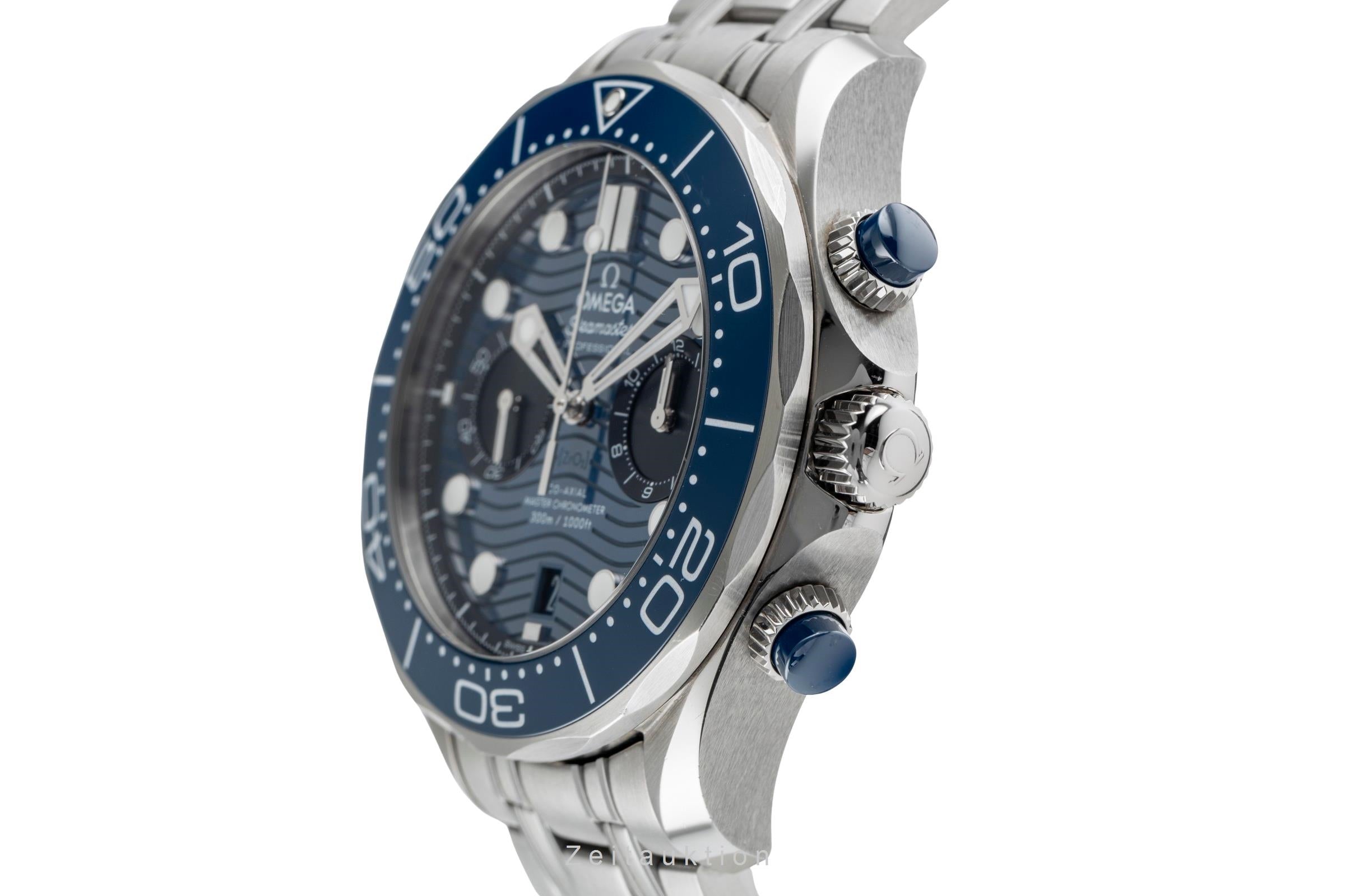 Omega Seamaster chronograph steel automatic men's watch 210.30.44.51.03.001 LP: 9300EUR  [2503913]