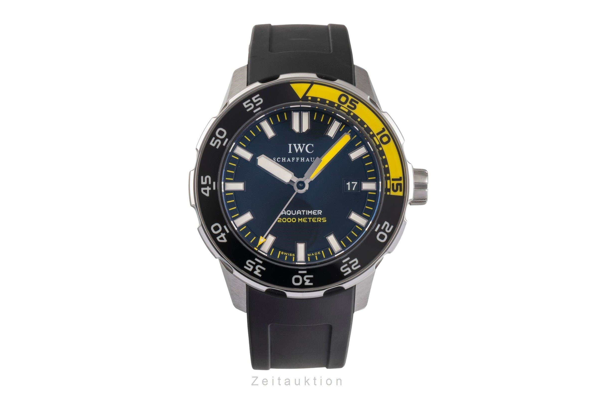 IWC Aquatimer Edelstahl Automatik Black Dial Herrenuhr Ref. IW356801 Box [2503914]